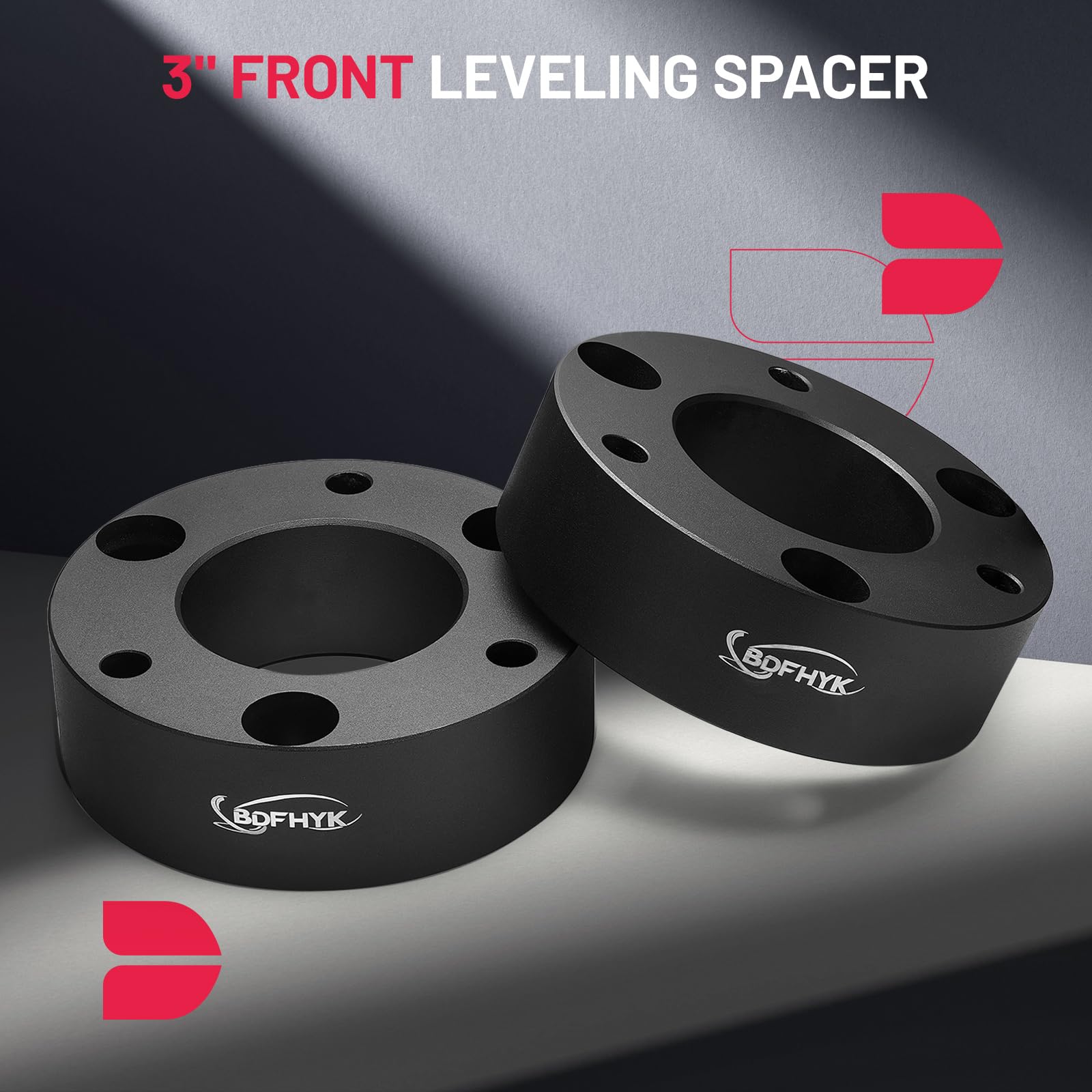 Bdfhyk 3'' Front Leveling Lift Kit Compatible With 2007-2022 Silverado/Avalanche/Gmc Sierra/Suburban 1500/Yukon/Tahoe 2Wd/4Wd Fr