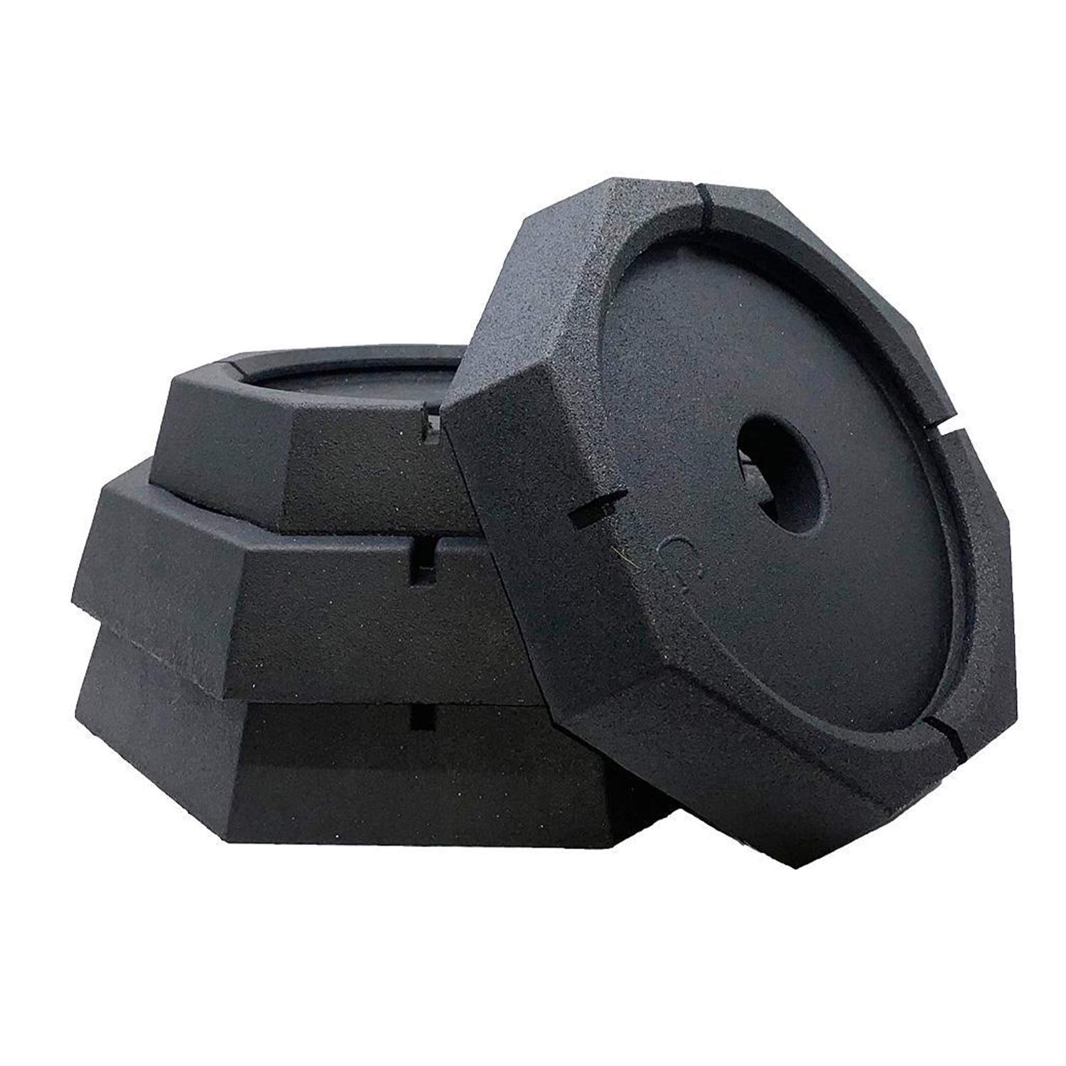 Snappad Xtra Xl Plus Permanently Attached Rv Leveling Jack Pads For 9 Inch Front And 12 Inch Rear Landing Feet (2 Xtra + 2 Xtra