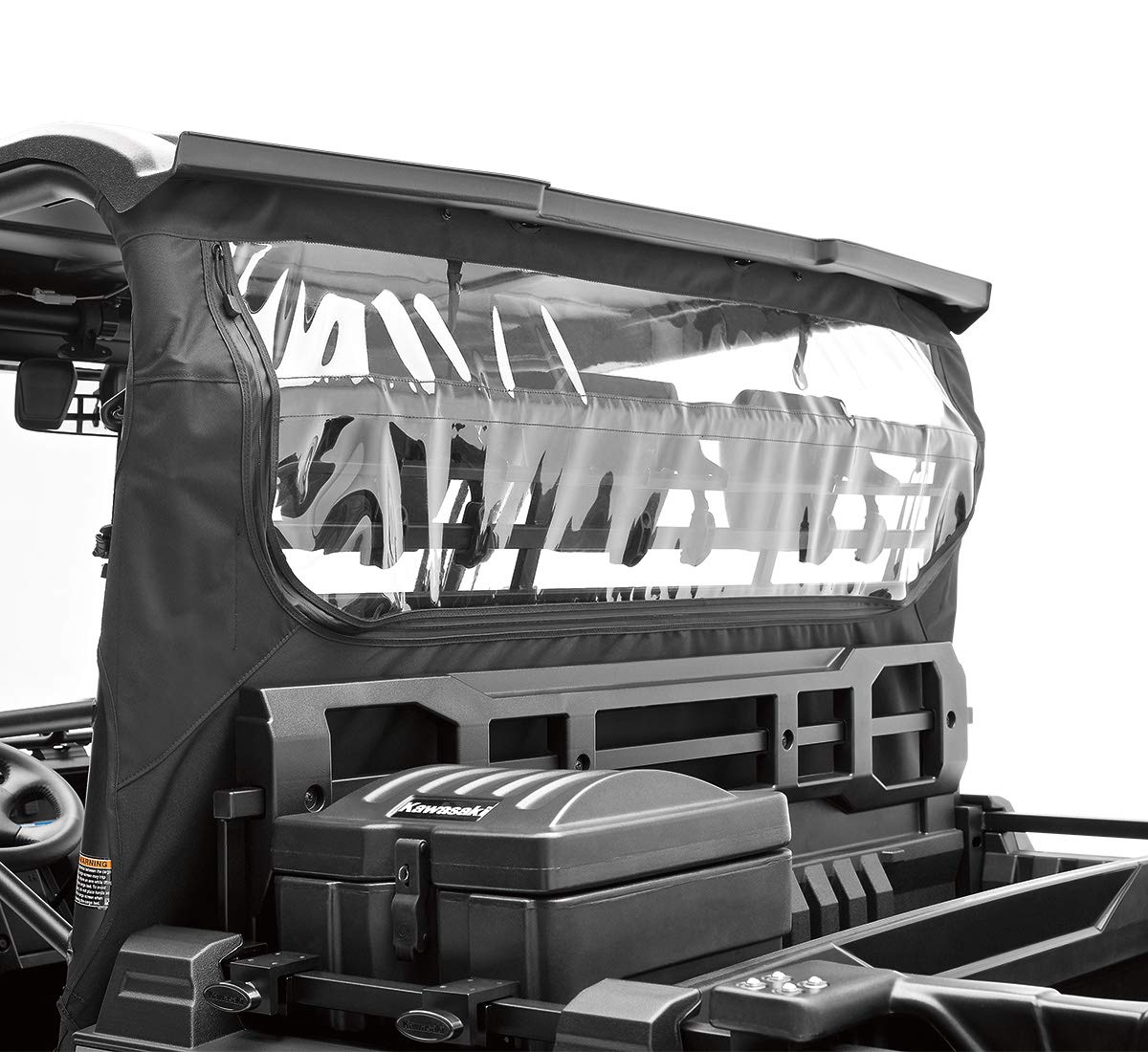 2018-2020 Genuine Kawasaki Mule PRO-FXR KQR Soft Rear Panel Black 99994-1055
