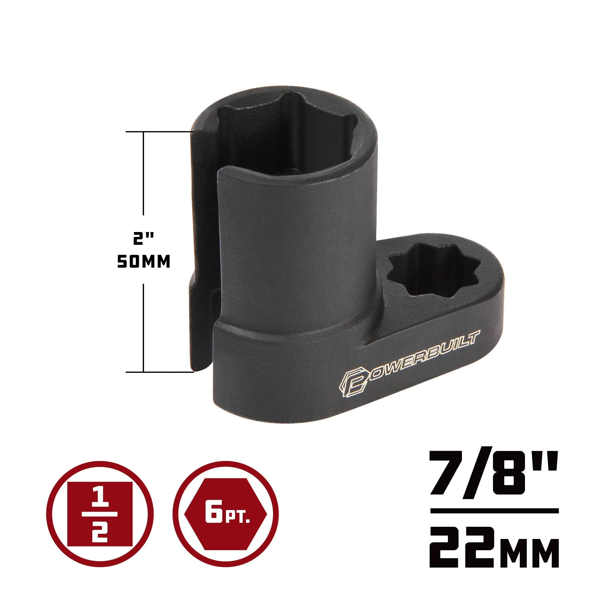 Alltrade 648625 Oxygen Sensor Socket Set, Black