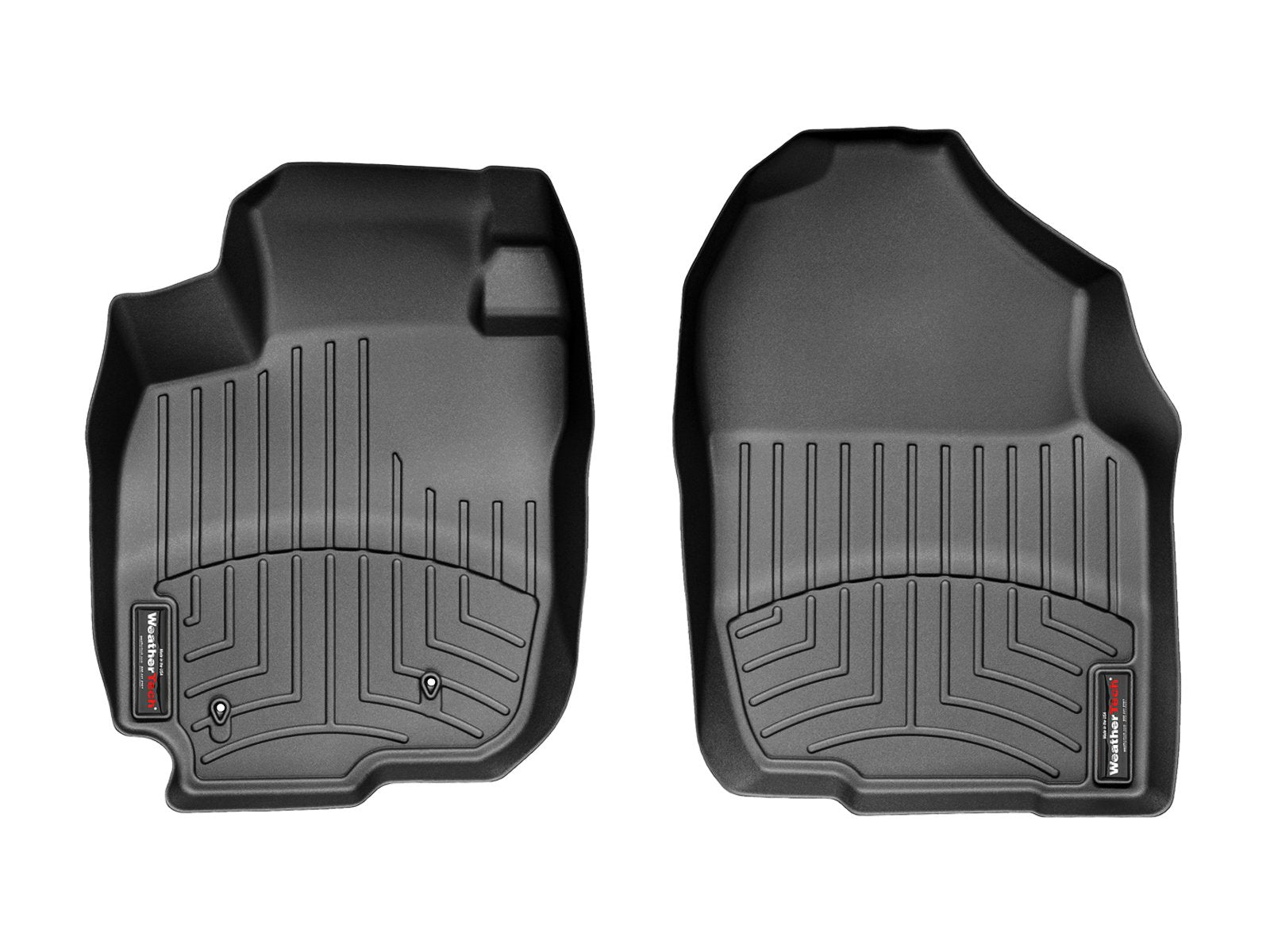 WeatherTech Custom Fit FloorLiners for Toyota RAV4-1st Row (440721), Black