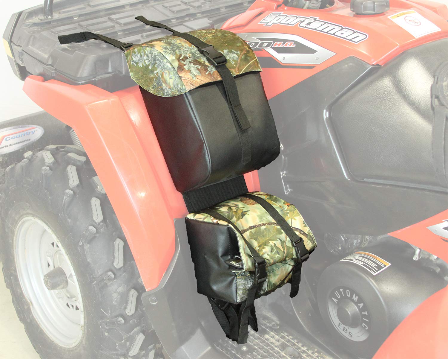 Atv Tek, Fbmob Kings Mountain Shadow Camo Atv Fender Bag, For Atv, Hunting, And Fishing