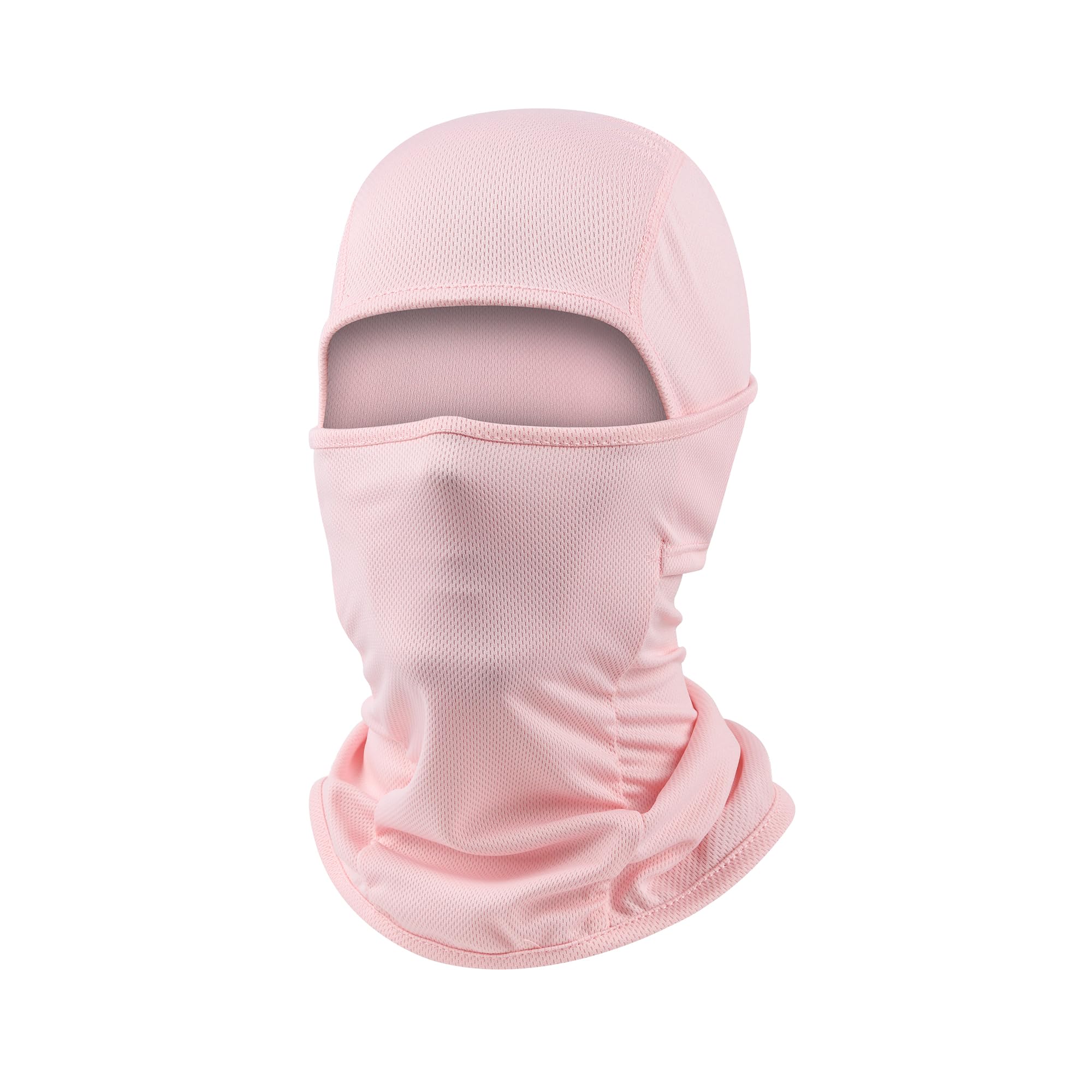 ZJNUO ATV Goggles with Balaclava face Mask for Men Women and Youth, Dirt Bike Motorcycle Motocross Riding Ski Goggles (Pink Clea
