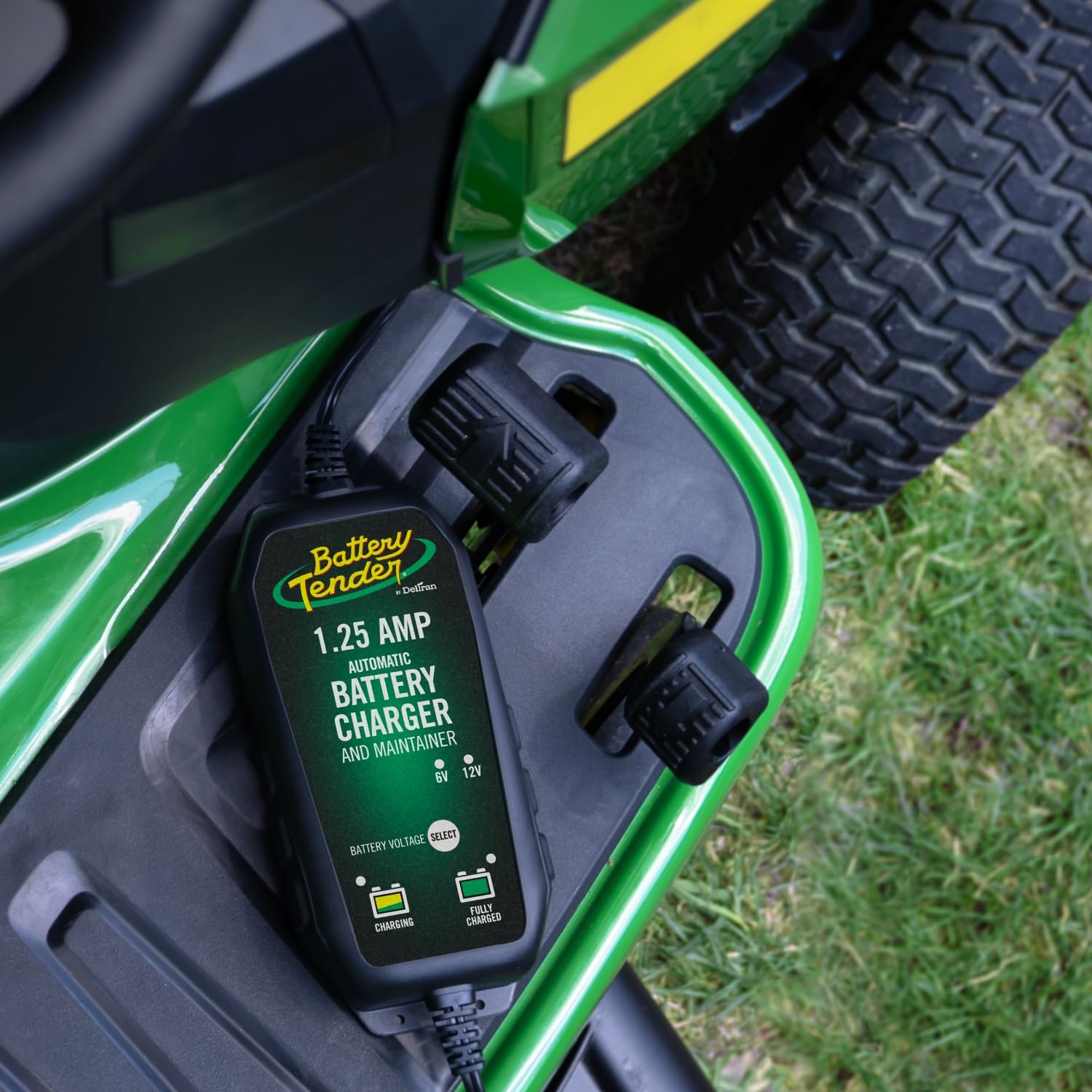 Battery Tender Plus 12V Battery Charger And Maintainer: Selectable 6V, 1.25 Amp, 12V Battery Charger And Maintainer For Powerspo