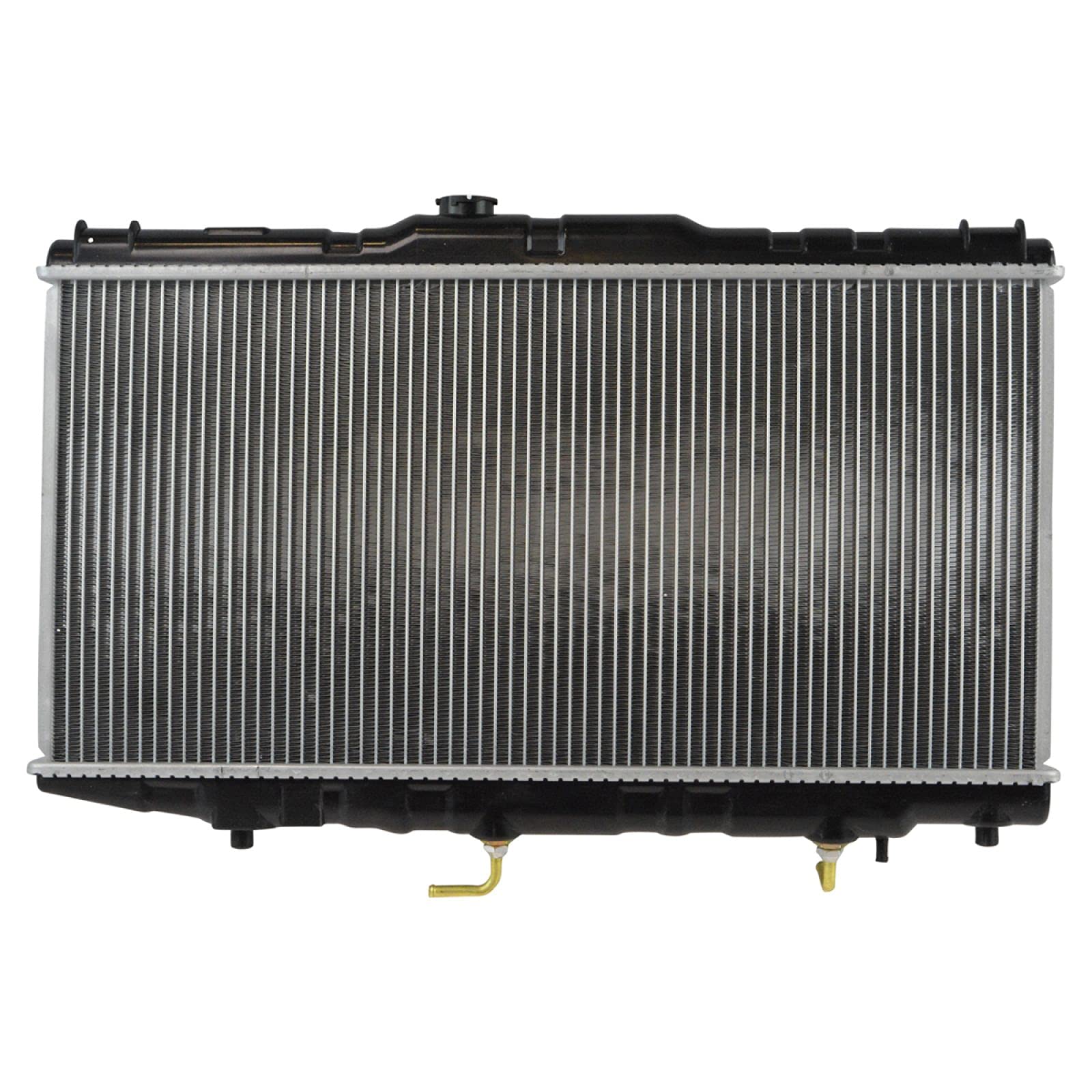 Trq Radiator Assembly Aluminum Core Compatible With 89-92 Geo Prizm 88-92 Toyota Corolla Cu537 Cu539 To3010213 To3010214 To30102