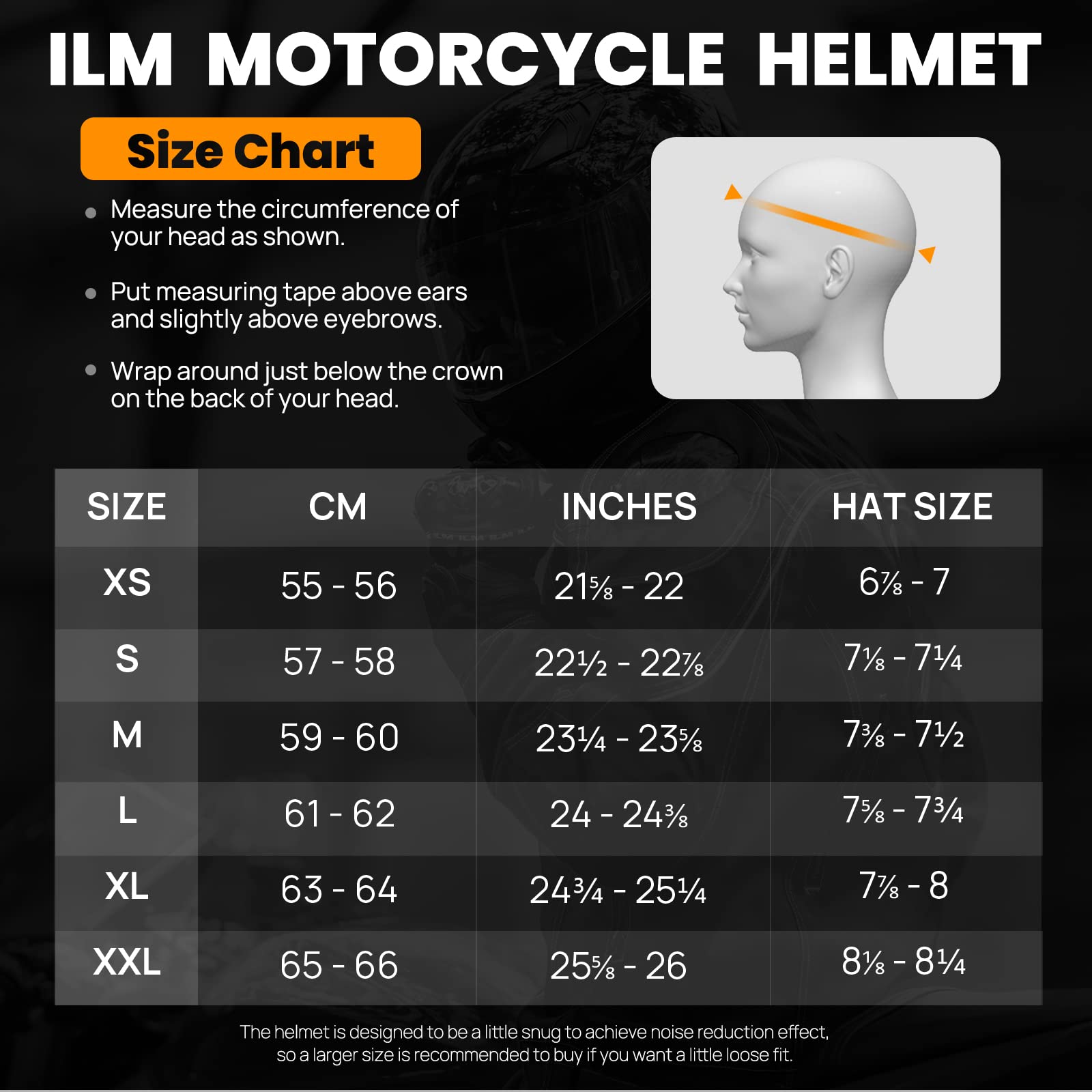ILM Full Face Motorcycle Helmet, Anti-Fog Pinlock, Heated Shield, Matte Black, Small, DOT Certified for Men & Women - Model-129