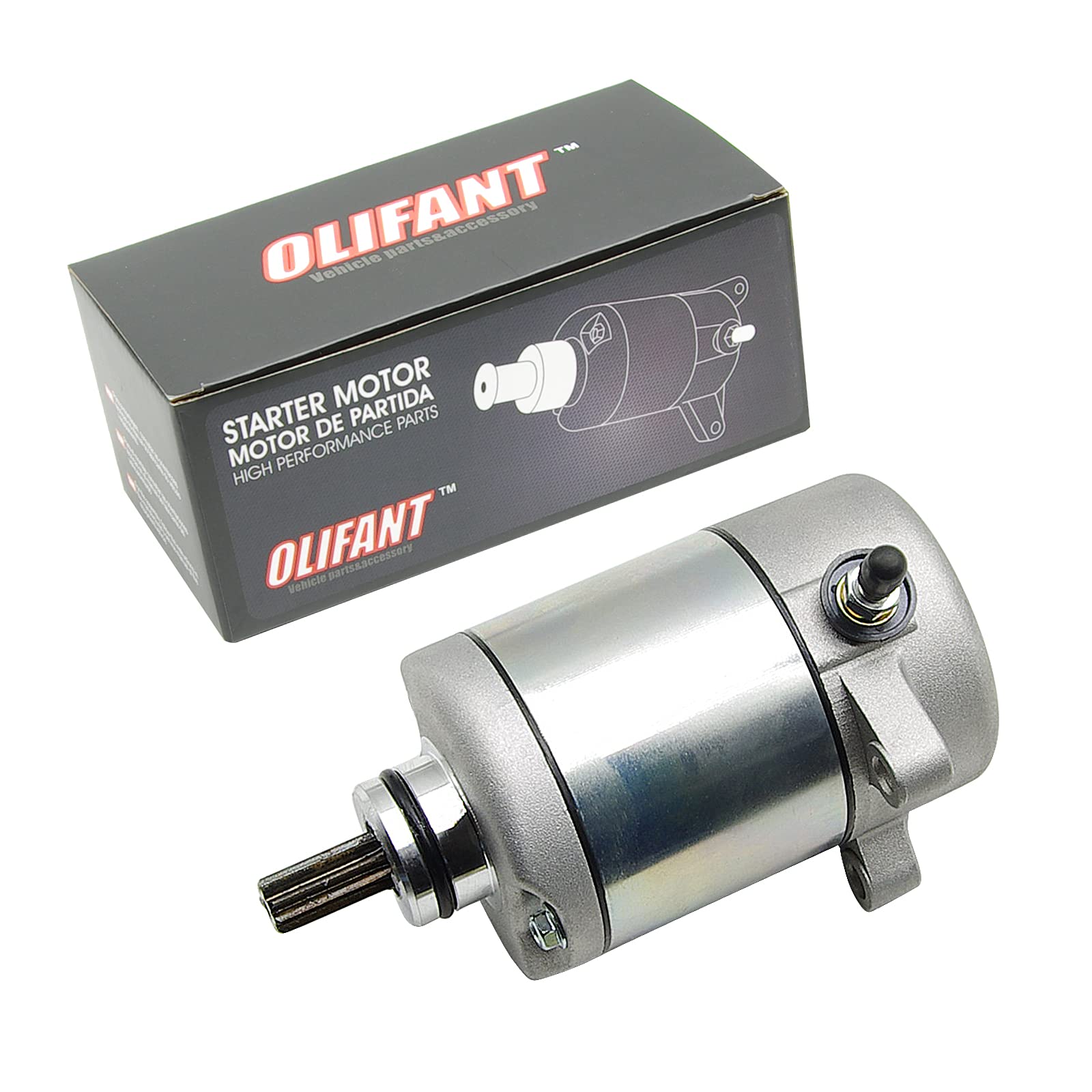 Starter For Honda Recon 250 1997-2007 Trx250Te Trx250Tm Trx250 / Sporttrax 250 Trx250Ex 2001-2008 / Trx250X 2009-2019 31200-Hm8-003 31200-Hm8-A41