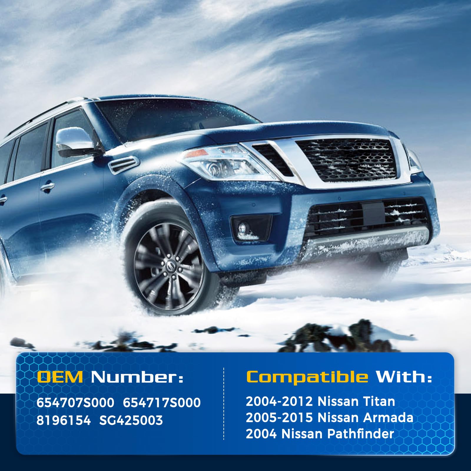 Arana Hood Struts Shocks For Nissan Titan 2004-2012, 4182 Engine Hood Gas Shocks Lift Support For Nissan Armada 2005-2015/Nissan