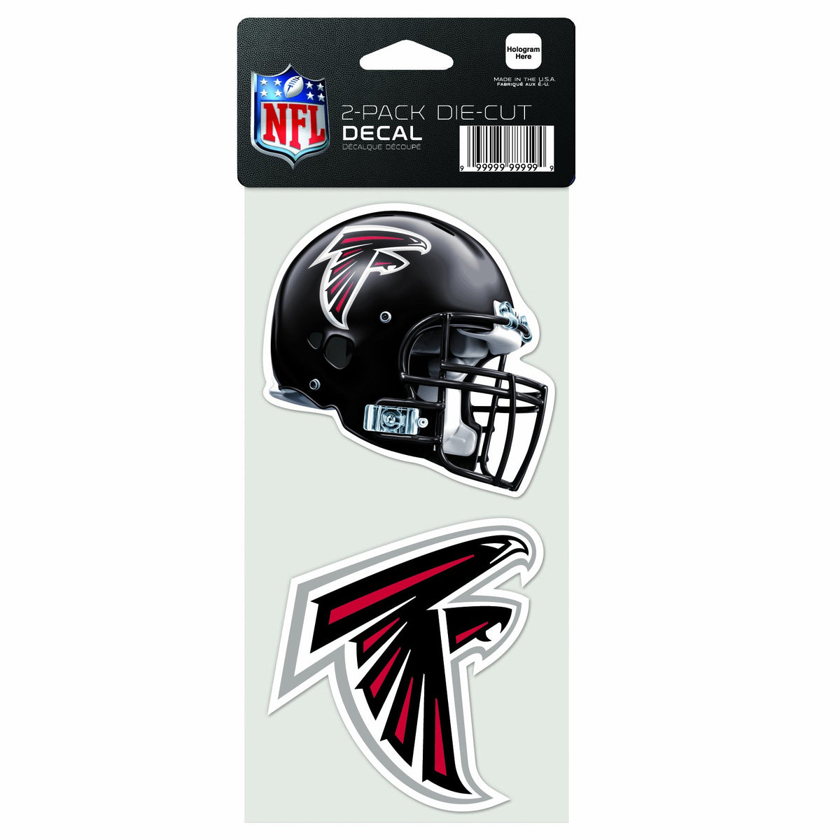 NFL Atlanta Falcons 2-Piece Die-Cut Decal, 4' x 8'