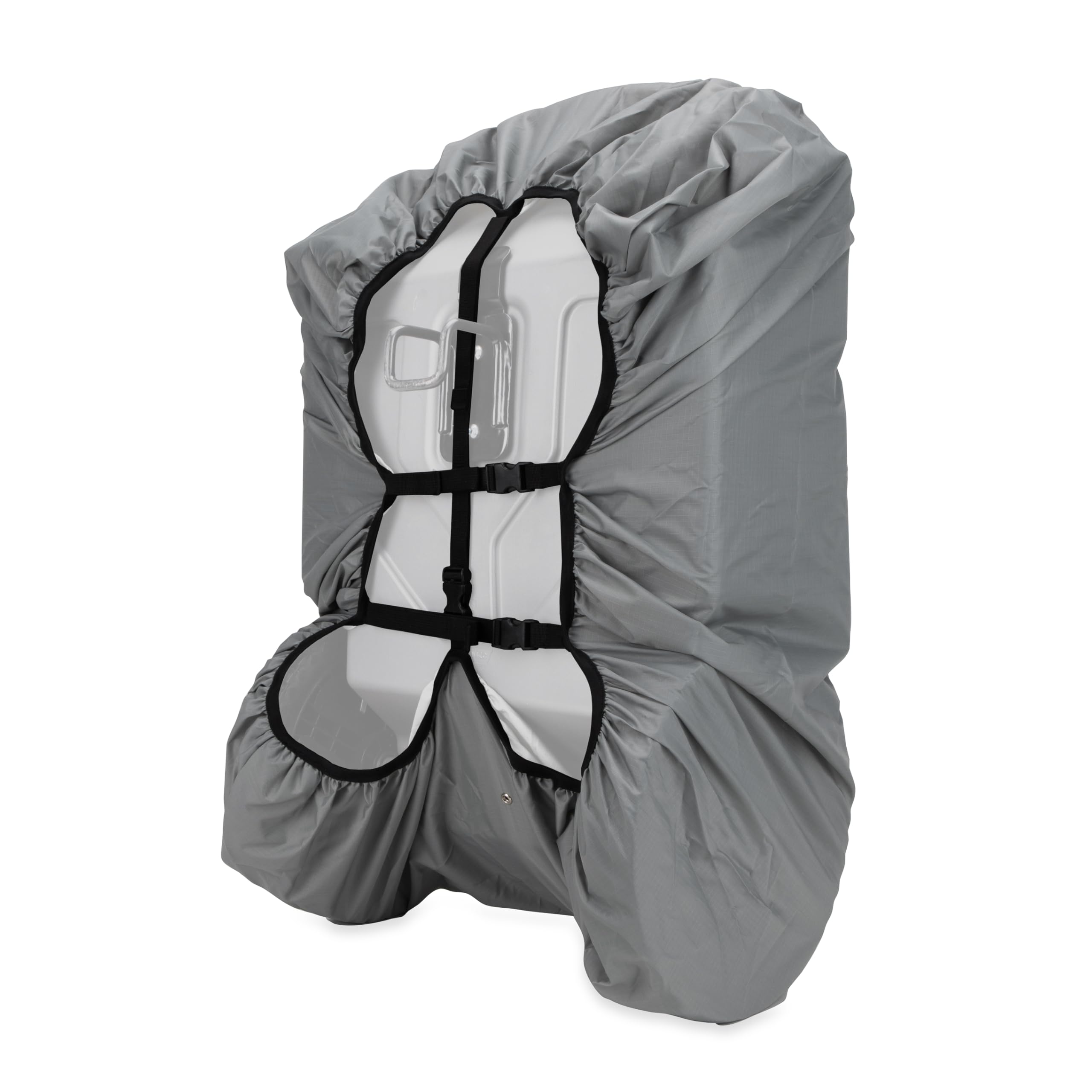 Camco Rhino Rv Tote Tank Cover - Fits Tote Tanks Up To 40' (L) X 20' (W) X 12.5' (H) - Compatible W/15 & 21-Gallon Rhino Tote Tanks (39000 & 39002) - Gray, Nylon (39018)