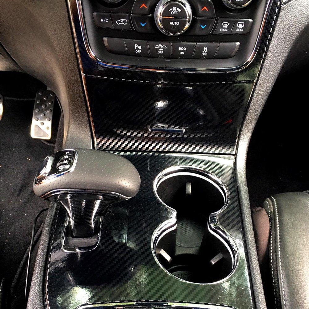 Teckwrap 1Ft X 5Ft 5D High Gloss Black Carbon Fiber Vinyl Bubble Free Air Release Car Wrap Film Automotive Diy Decals