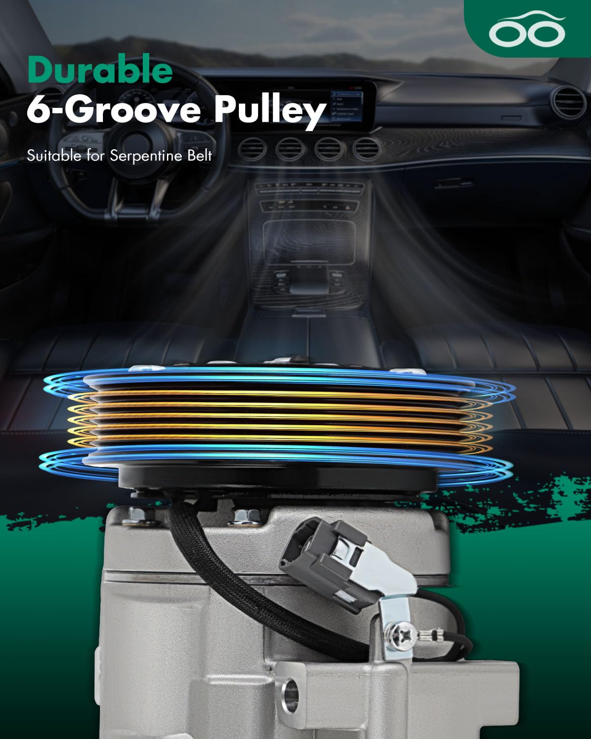 SCITOO AC Compressor for 2009-2012 for Mazda CX-7 2.3L for Mazda CX-7 2.5L