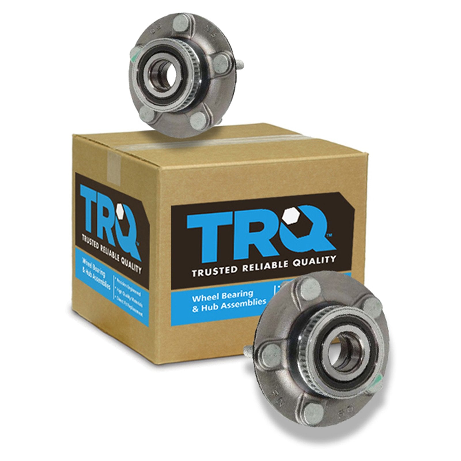Trq Rear Wheel Hub Bearings Assembly Set Compatible With 1999-2004 Chrysler 300M 1993-2004 Concorde 1994-2001 Lhs 1994-1996 New 