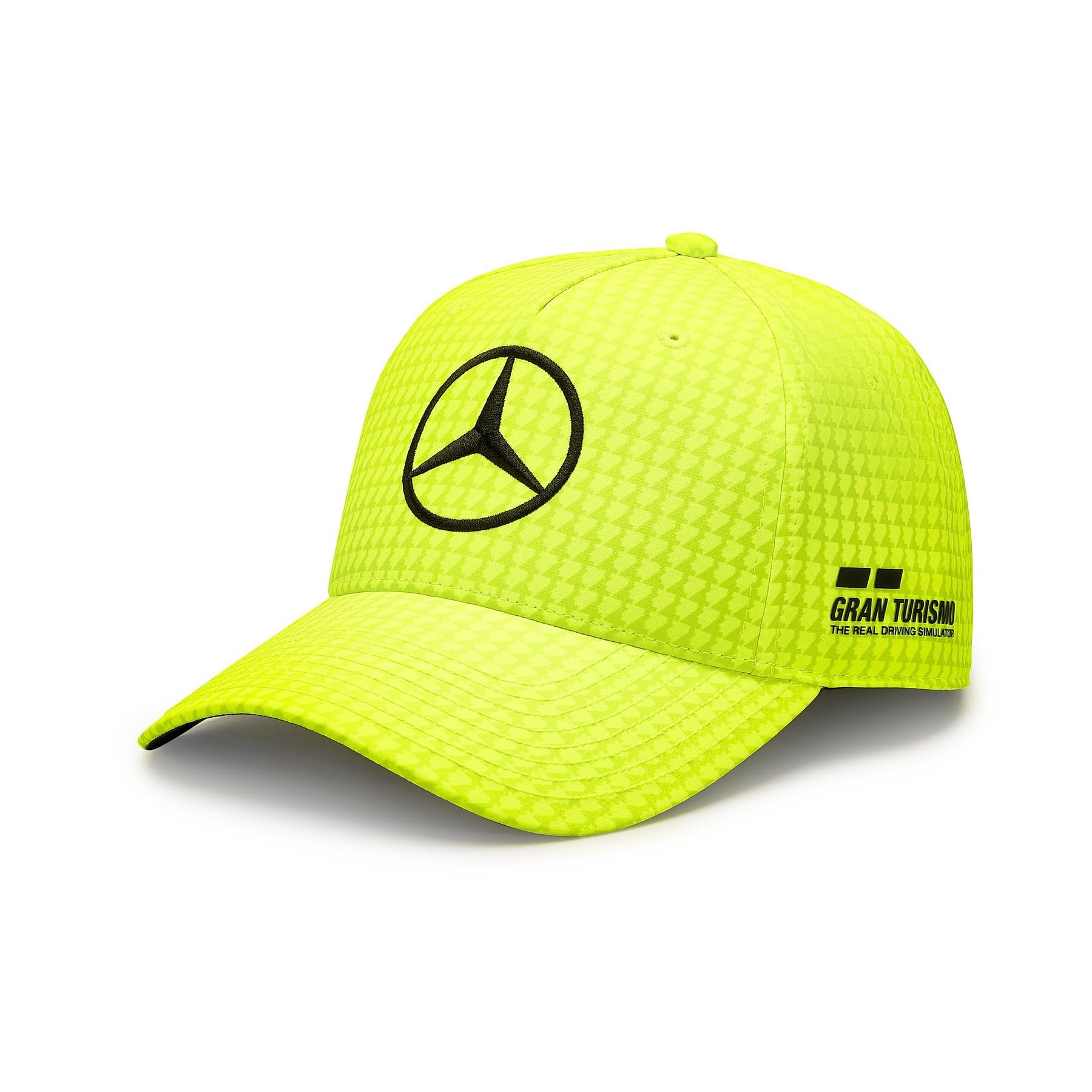 Mercedes Amg Petronas Formula One Team - 2023 Lewis Hamilton Driver Hat - Neon Yellow - Unisex - Size: One Size