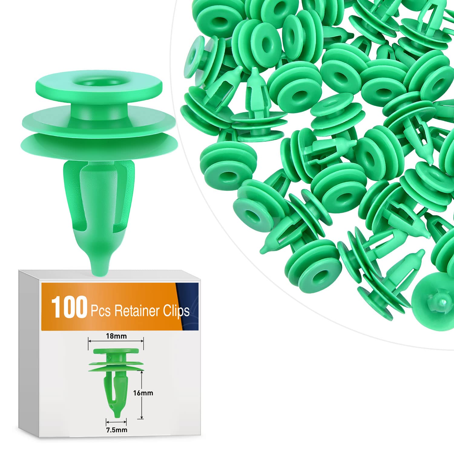 Gooacc 100Pcs Door Panel Retainer Clips Replacement For Jeep Grand Cherokee Chrysler Cirrus Voyager Dodge Grand Caravan Stratus,