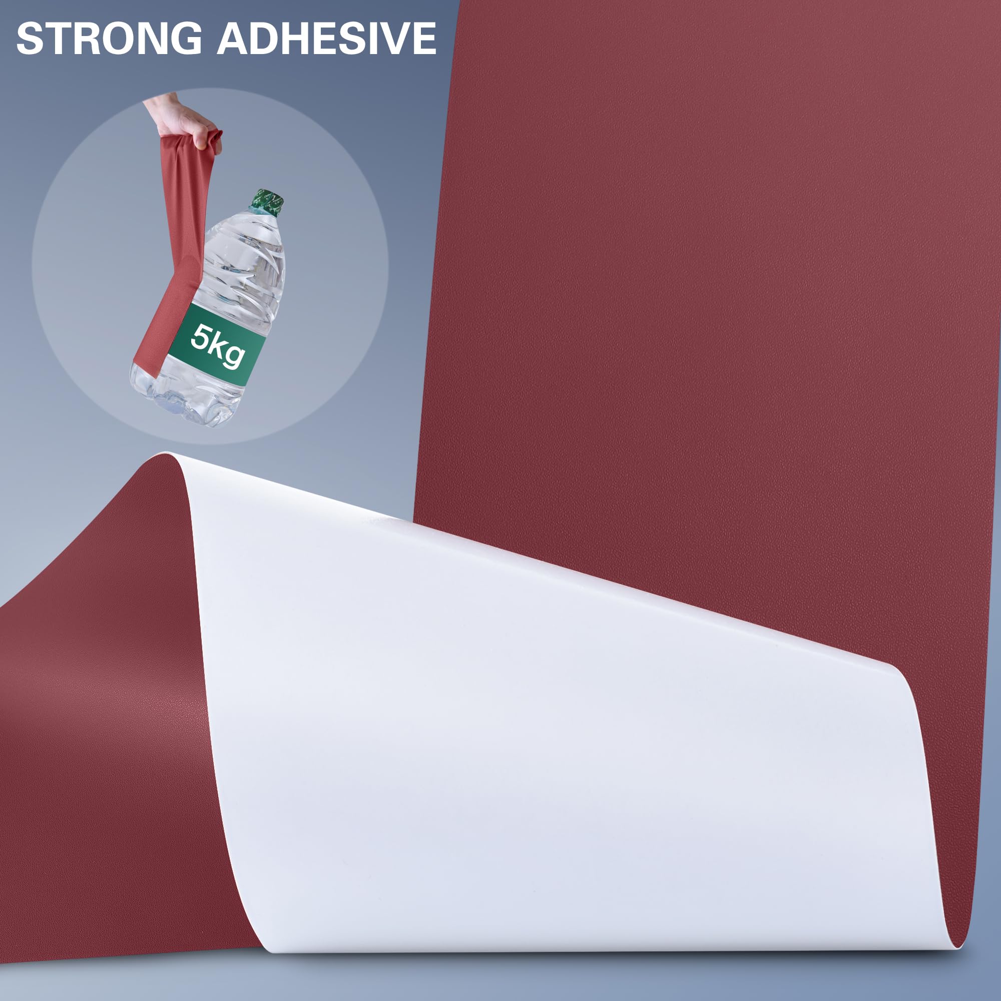 Yikda Self Adhesive Leather Repair Patch Kit, 31.4 In X 16 In Large Vinyl Leather Repair Tape For Furniture, Car Seat, Couch, So