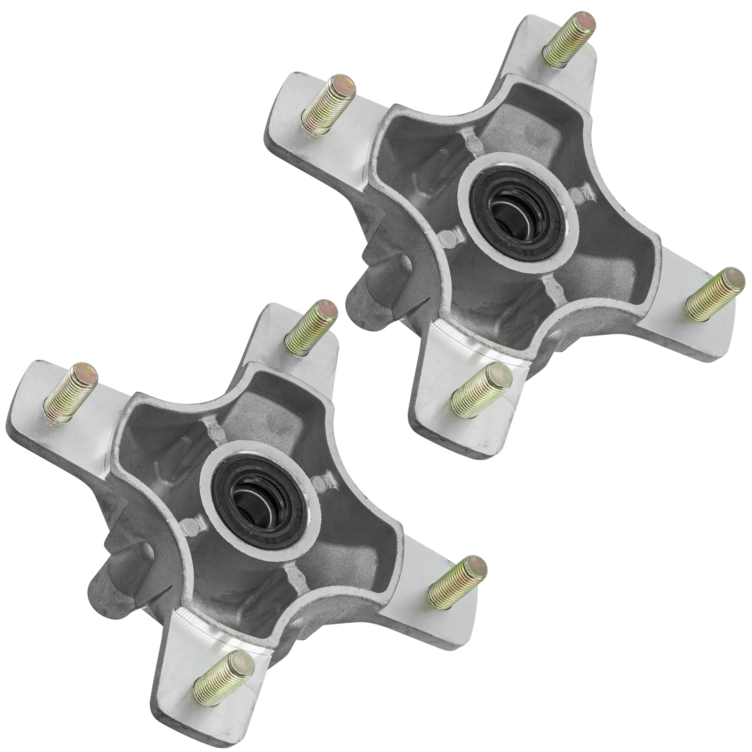 Caltric 49030-1142 Front Wheel Hub Compatible with Kawasaki KFX700 KSV700 2004-2009 2011 / KFX450R KSF450 2008-2014 Left & Right