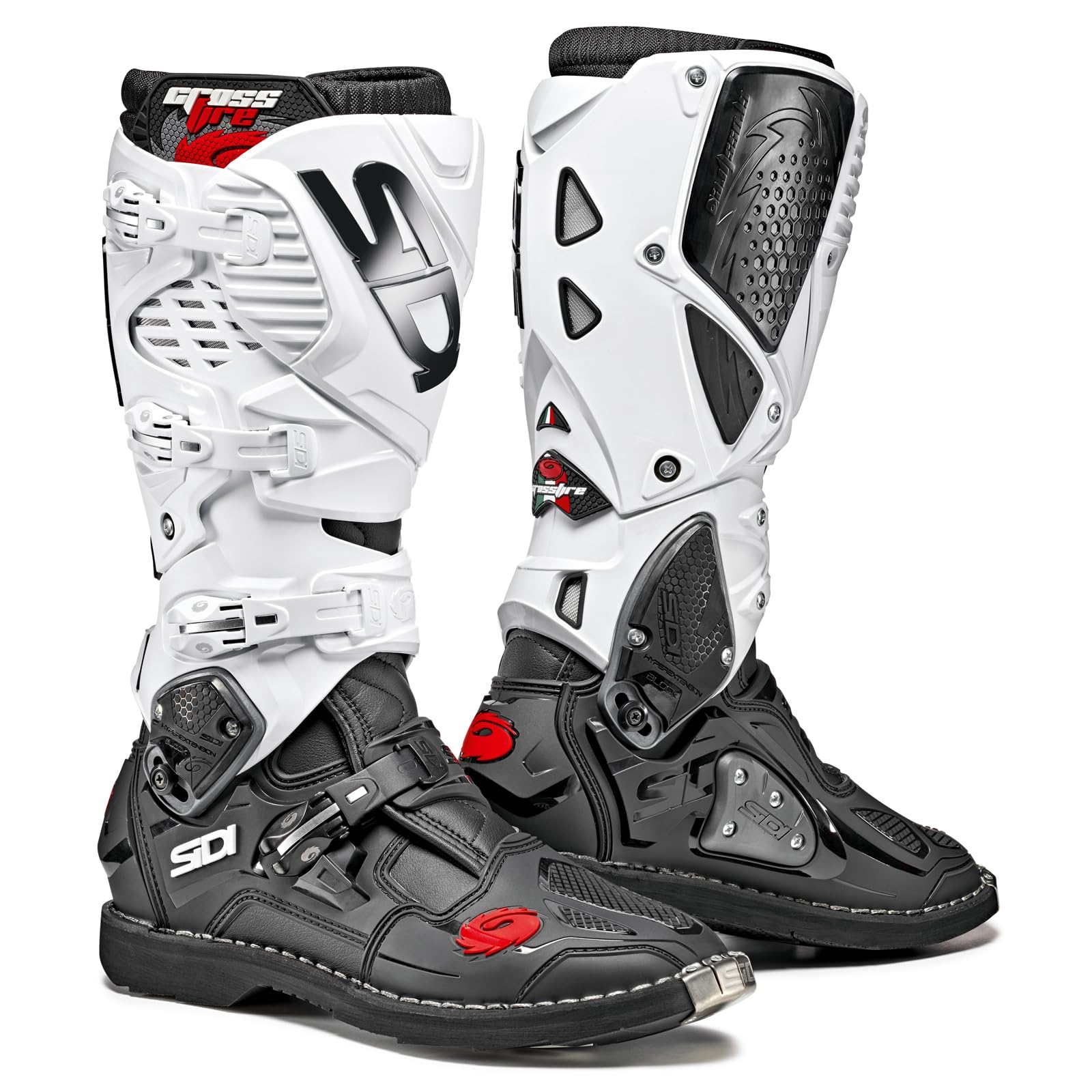 Sidi Crossfire 3 TA Offroad Boots (11/45, Black/White)