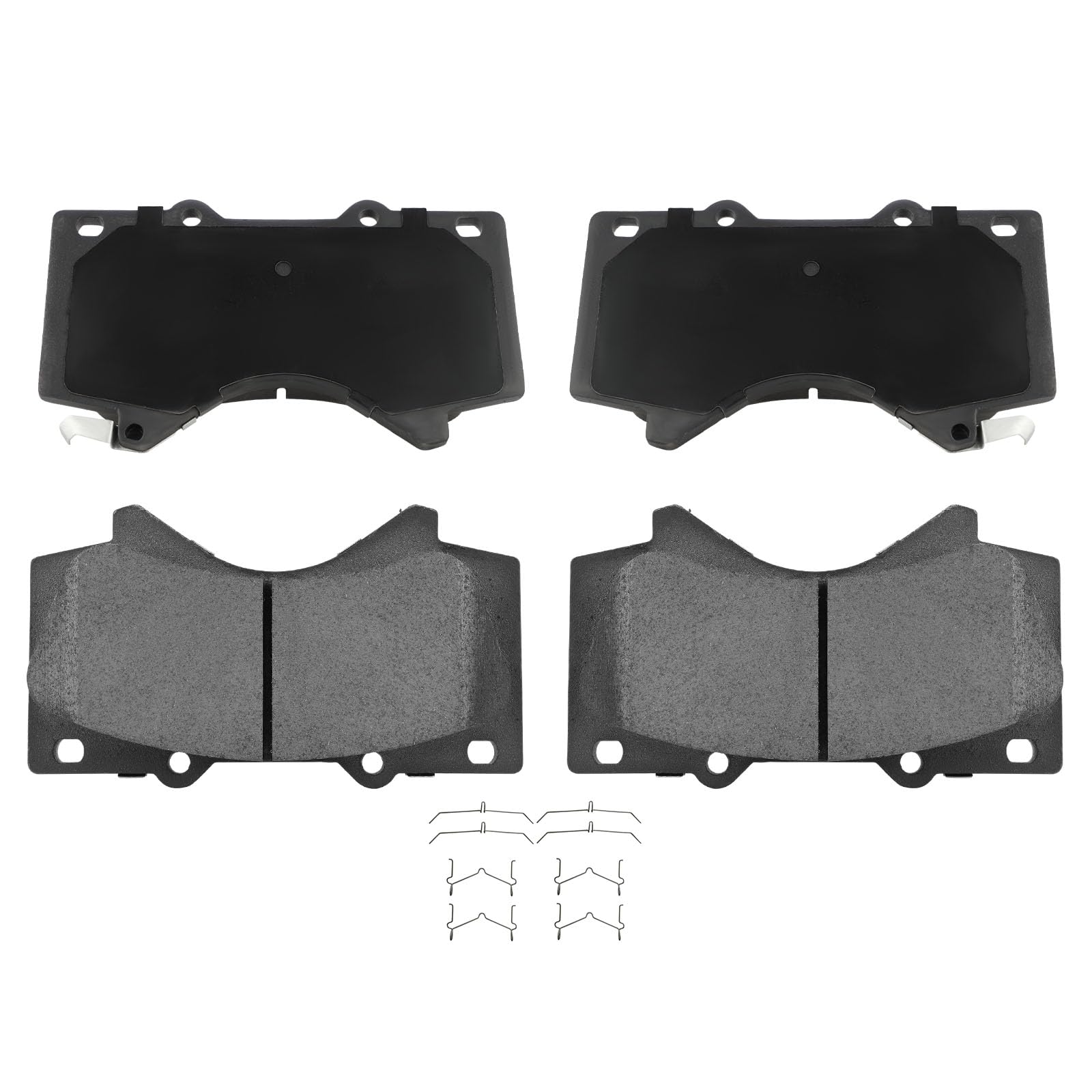 Automuto 4Pcs Front Ceramic Brake Pads D1303 For Lexus Lx570 2008-2011 2013-2019,For Toyota For Land Cruiser 2008-2011 2013-2019