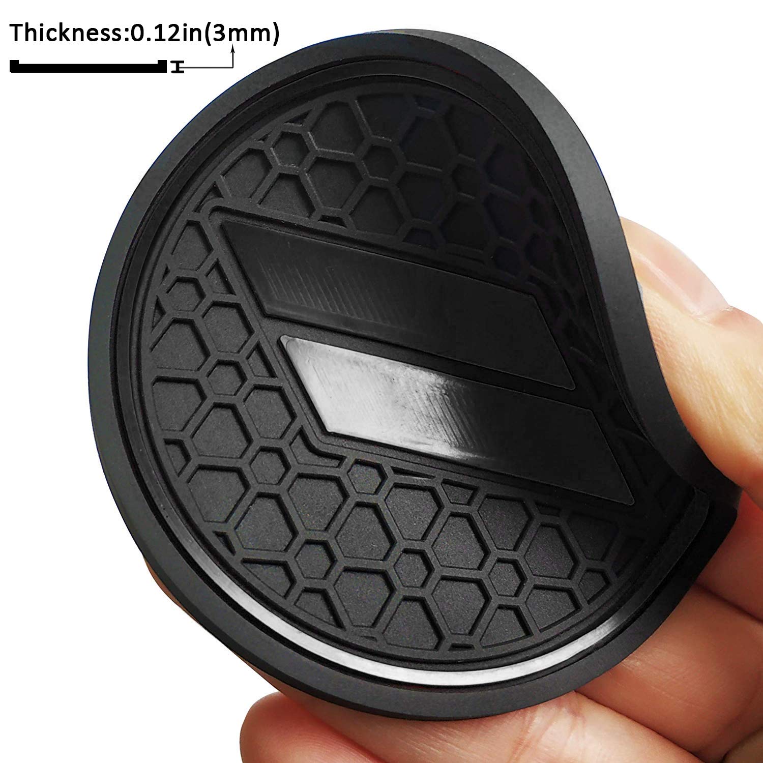 Auovo 11Pcs Anti-Dust Mats For Challenger Accessories 2015-2023 Custom Interior Cup Holder Inserts Door Pocket Center Console Li