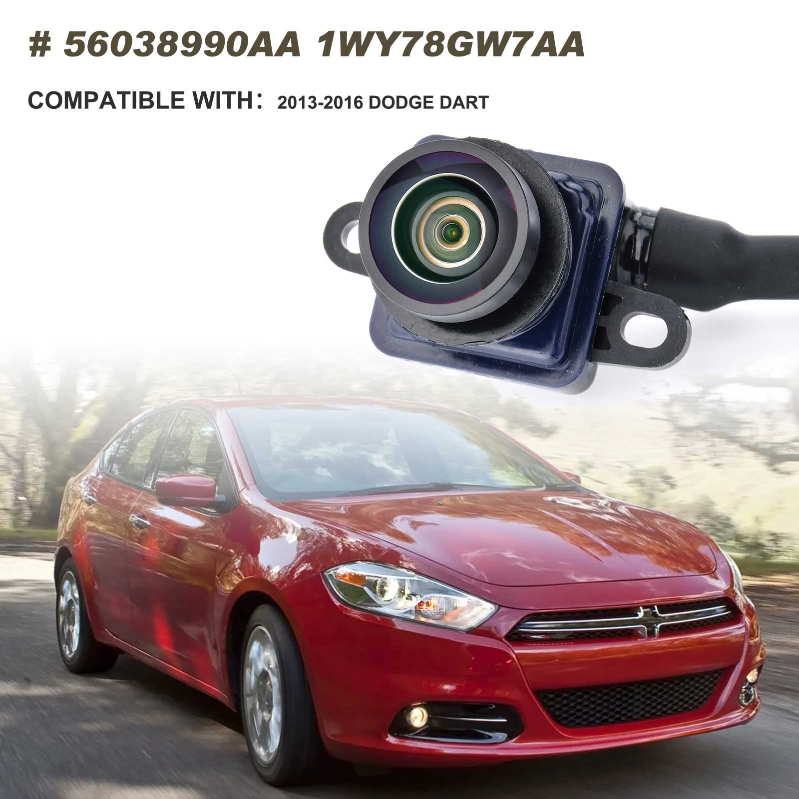 Rear View Backup Camera Compatible With Dodge Dart 2013 2014 2015 2016 Parking Assist Camera Replaces# 56038990Aa 1Wy78Gw7Aa
