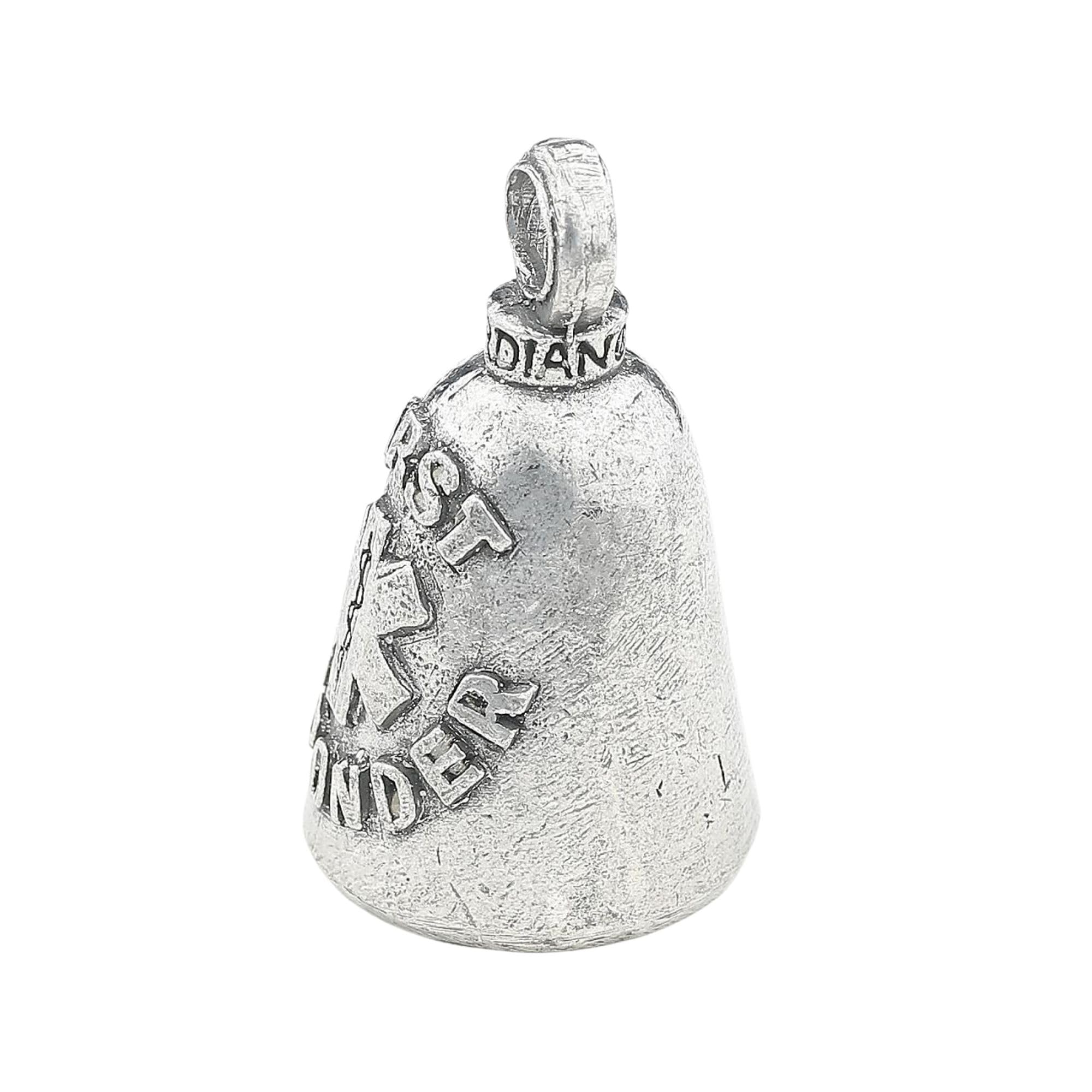 Guardian Bell Firstresponder Good Luck Bell W/Keyring & Black Velvet Gift Bag | Motorcycle Bell | Lead-Free Pewter | Good Luck G