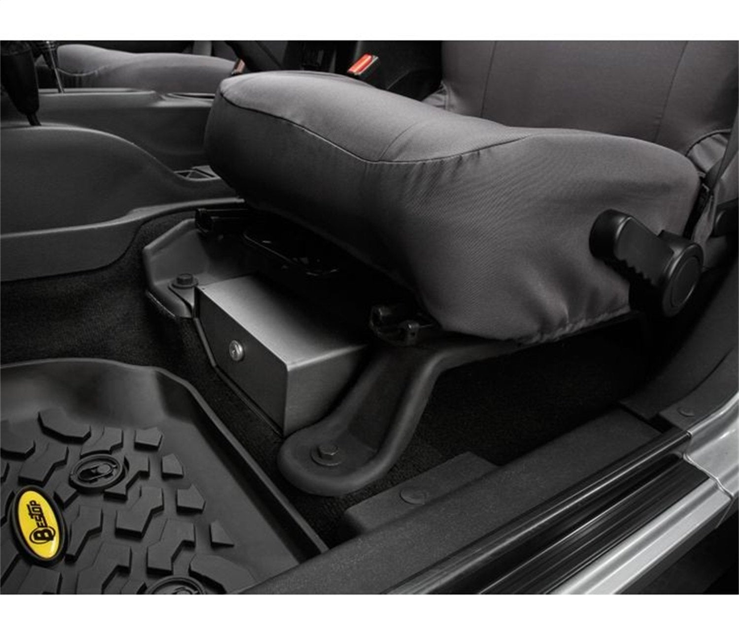 Bestop 42640-01 Highrock 4X4 Under Seat Lock Box For 2007-2018 Wrangler Jk, Driver Side (Does Not Fit 2011-2018 Wrangler Jk 2-Do