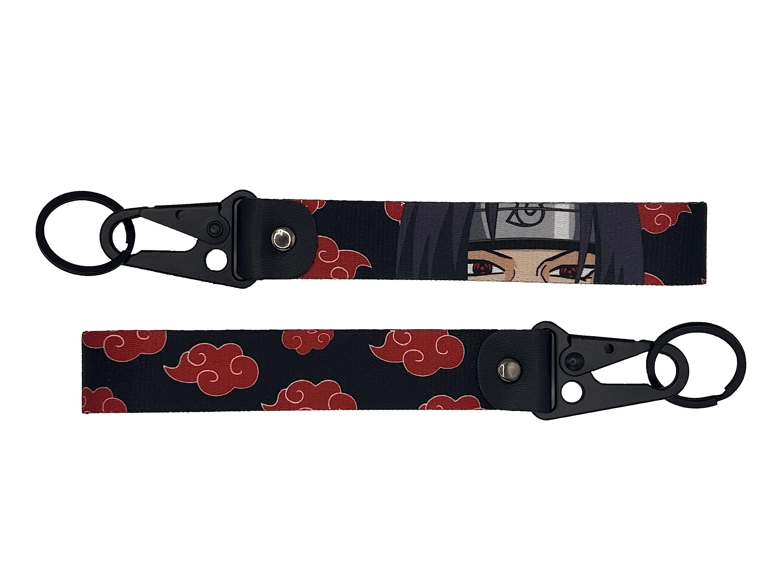Akatsuki Ninja Red Clouds 1pc Anime Keychains and Jet Tags for Keys, Car Keychain Key Rings for Luggage Bag, For Motorcycle Car 