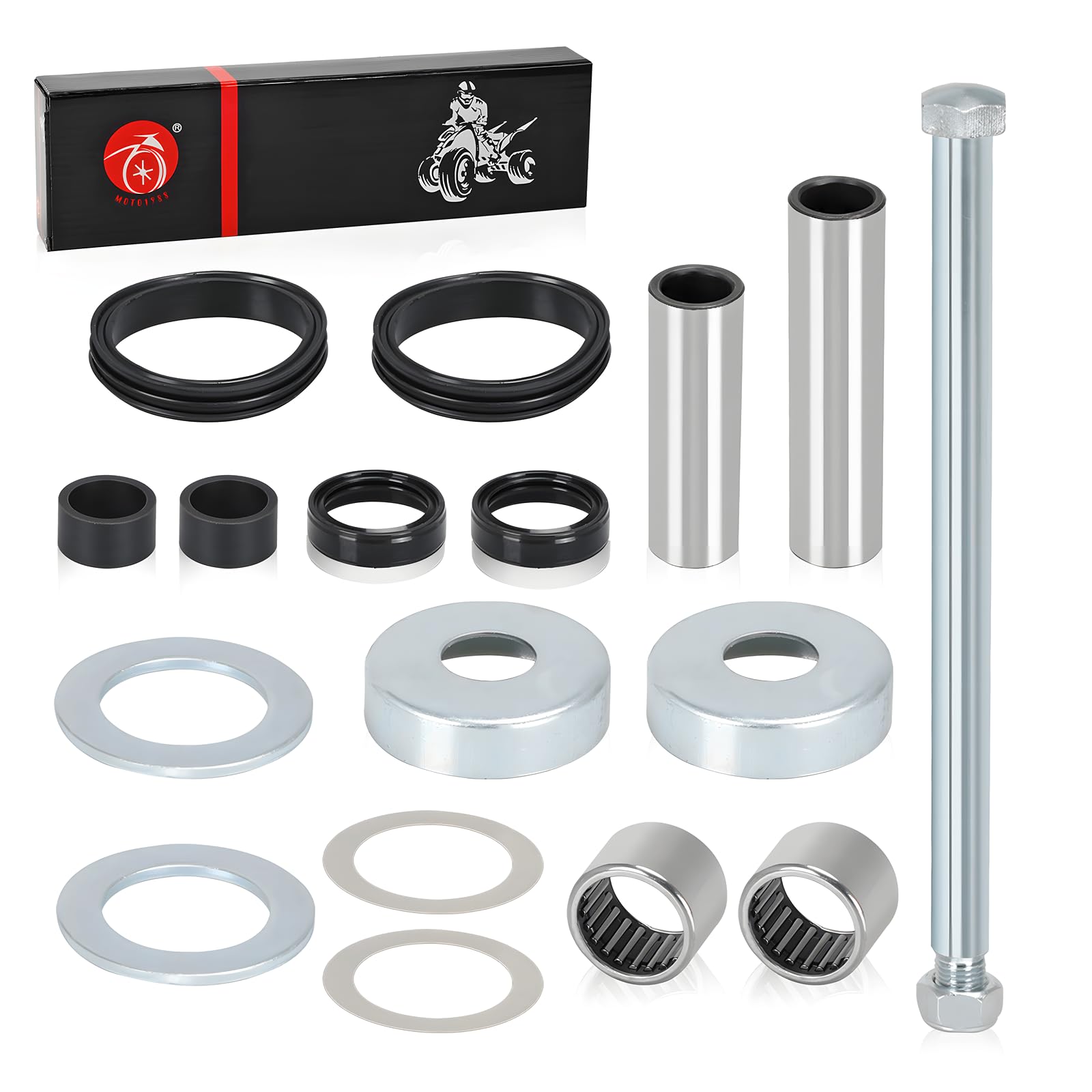 Swing Arm Bearing Bushing Seal Pivot Shaft Bolt Kit For Yamaha Blaster 200 1988-2006