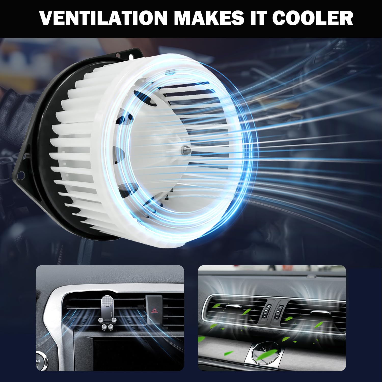 Aspligo 700193 Front Ac Heater Blower Motor Fan Fit For Infiniti Ex35 Ex37 Fx35 Fx37 Fx45 Fx50 G25 G35 G37 Jx35 M35 M45 Q40 Q45