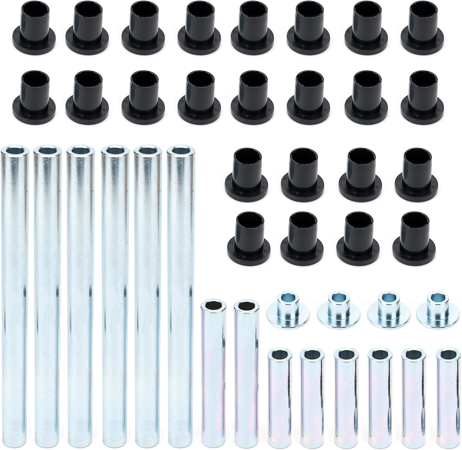 Qagea Heavy Duty A-Arm UHMW Control Arm Bushing Kit Replacement for 2008-2014 Polaris RZR 800, 2009-2014 Polaris RZR S 800, 2010