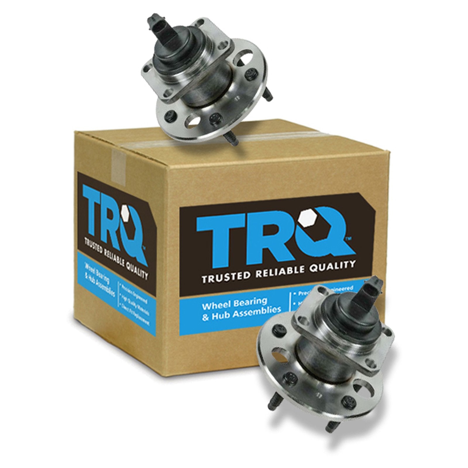 Trq Rear Wheel Hub & Bearing W/Abs Pair For Buick Pontiac Cadillac Oldsmobile