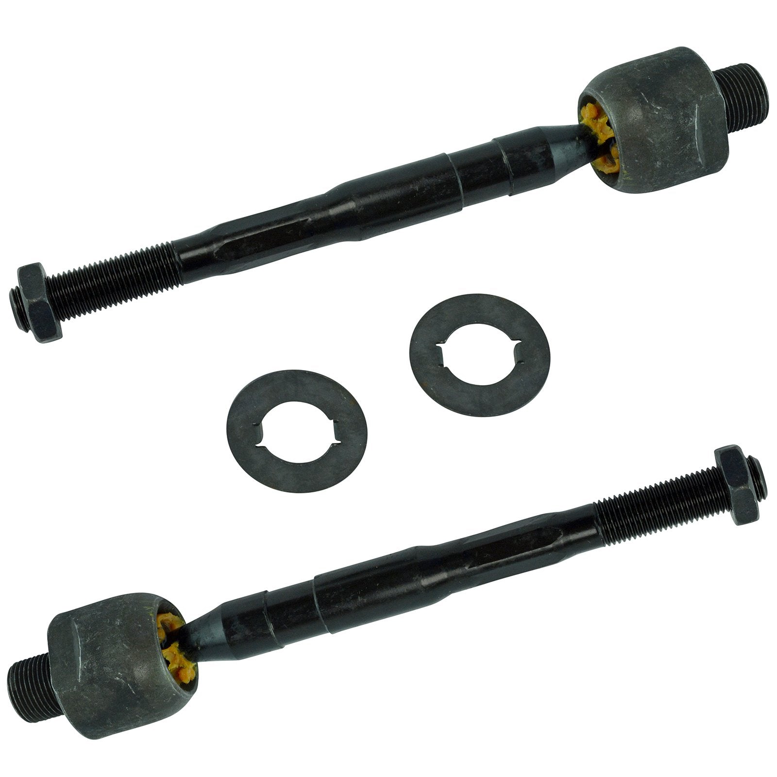 TRQ Front Inner Tie Rod Set Compatible with 2009-2015 Honda Pilot