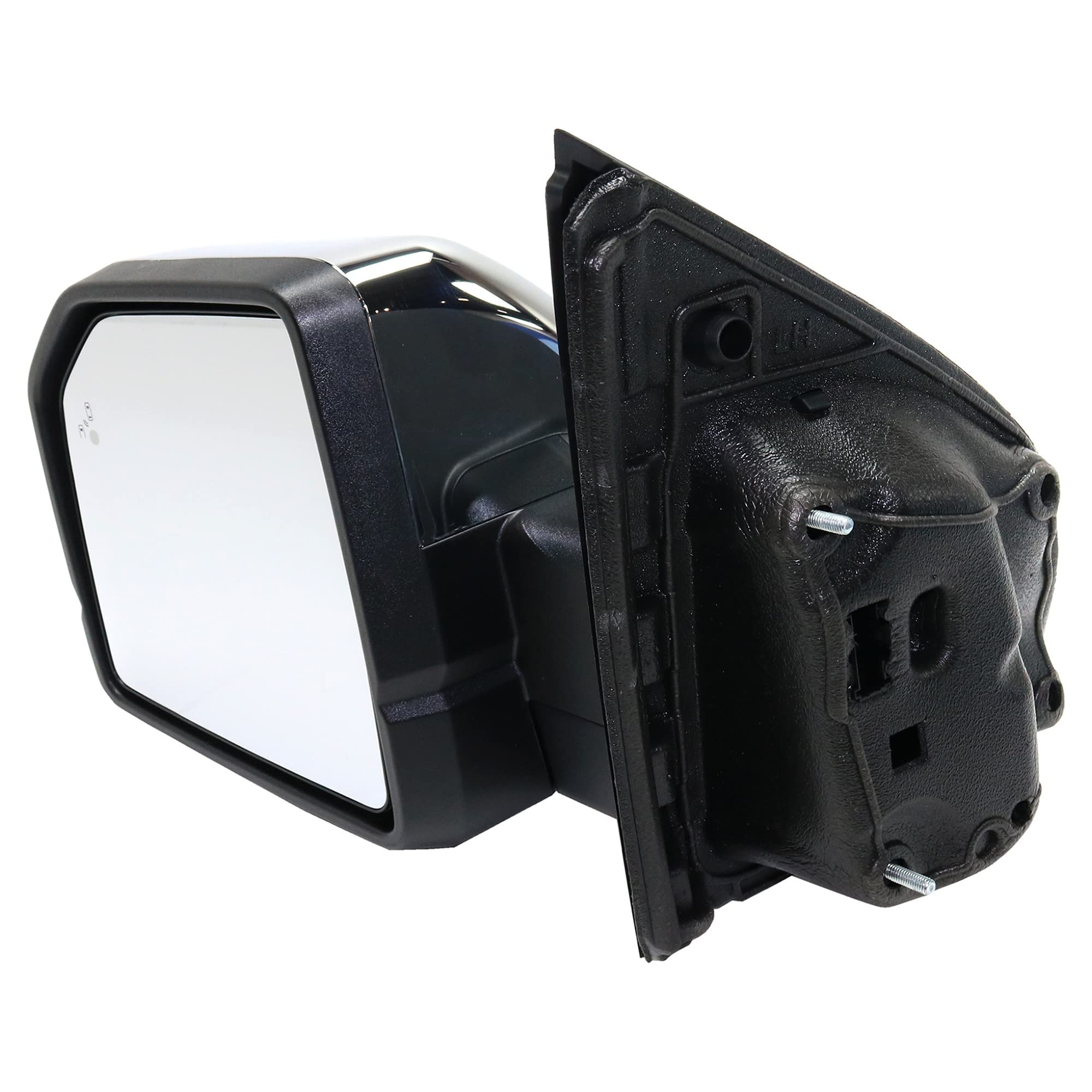 Kool-Vue Mirror Compatible with 2015-2017 Ford F-150 Driver Side In-housing Signal Light, Power Folding, Heated, With memory, Ch