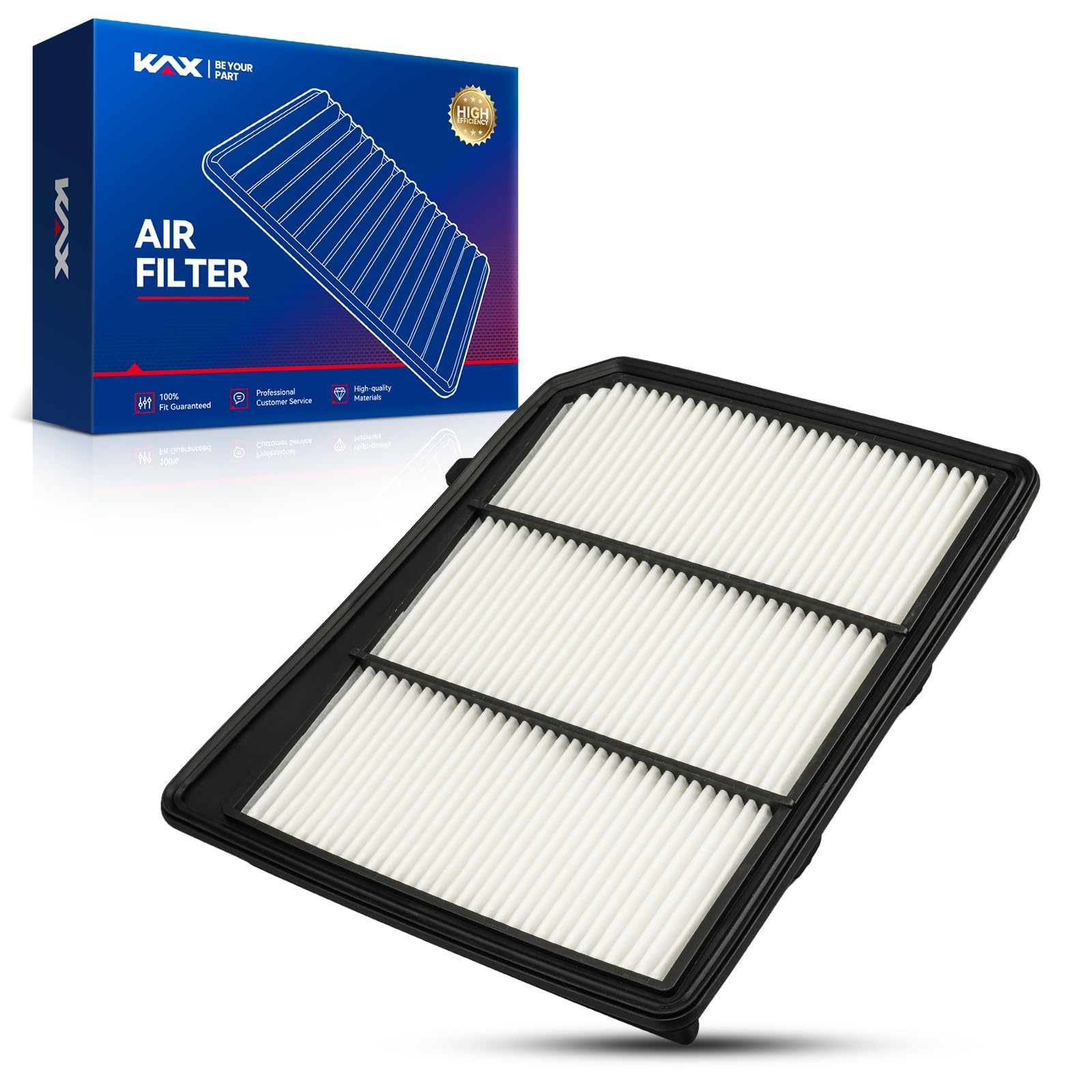 Kax Engine Air Filter, Ca12168 Replacement For Nissan Titan 2017 2018 2019 2020 2021 2022 2023 2024, Advanced Air Filter Media,