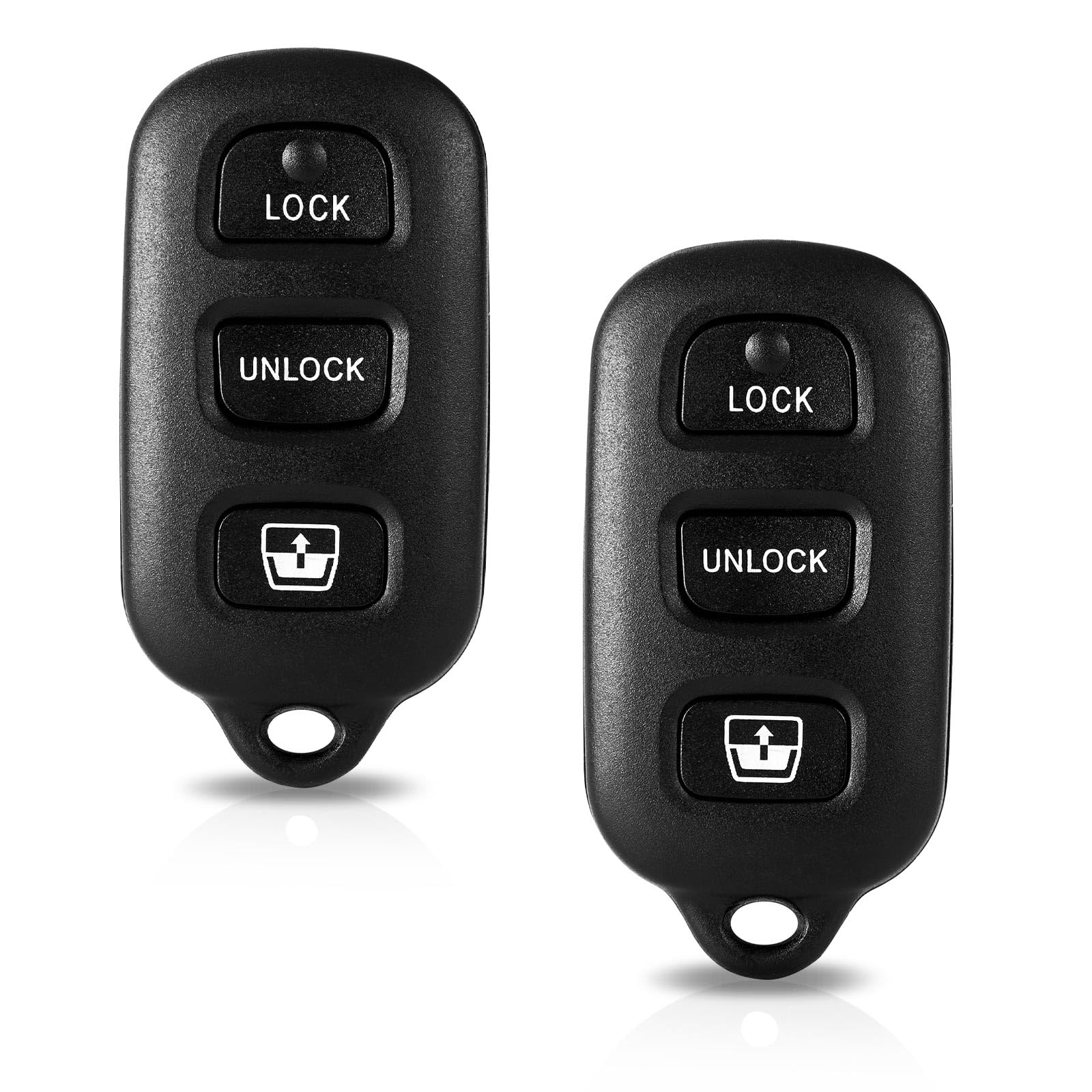 Key Fob For Toyota Sequoia 2001-2007, 4Runner 1999-2009 Keyless Entry Remote Replacement Smart Key Fob 4-Buttons 2 Pack(Fcc Id: