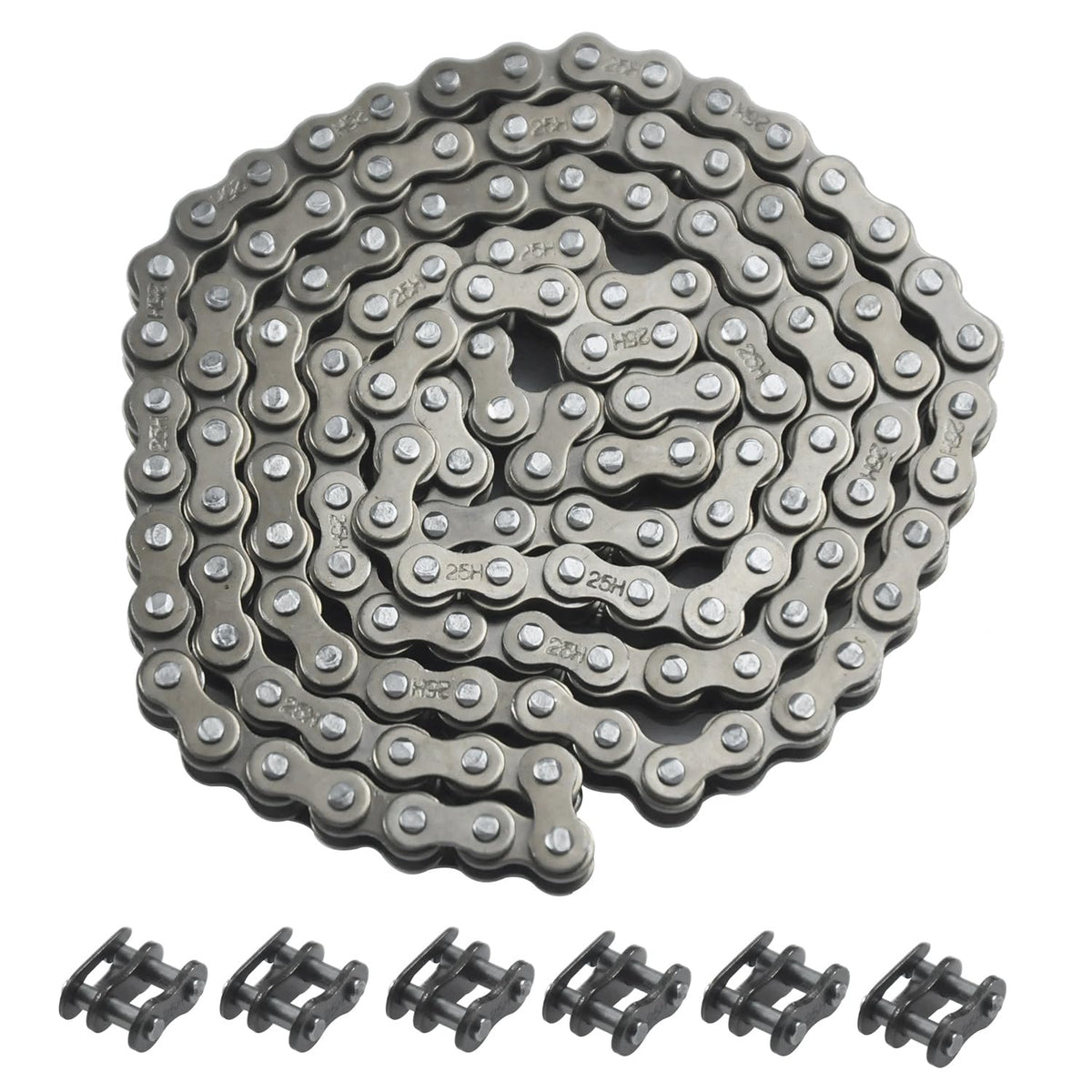HOLATO 25 Drive Chain 132 Link + Master Link for Razor MX500 MX650 SX350 SX500 SX650 Rocket Bike Electric Off-Road Motocross #25