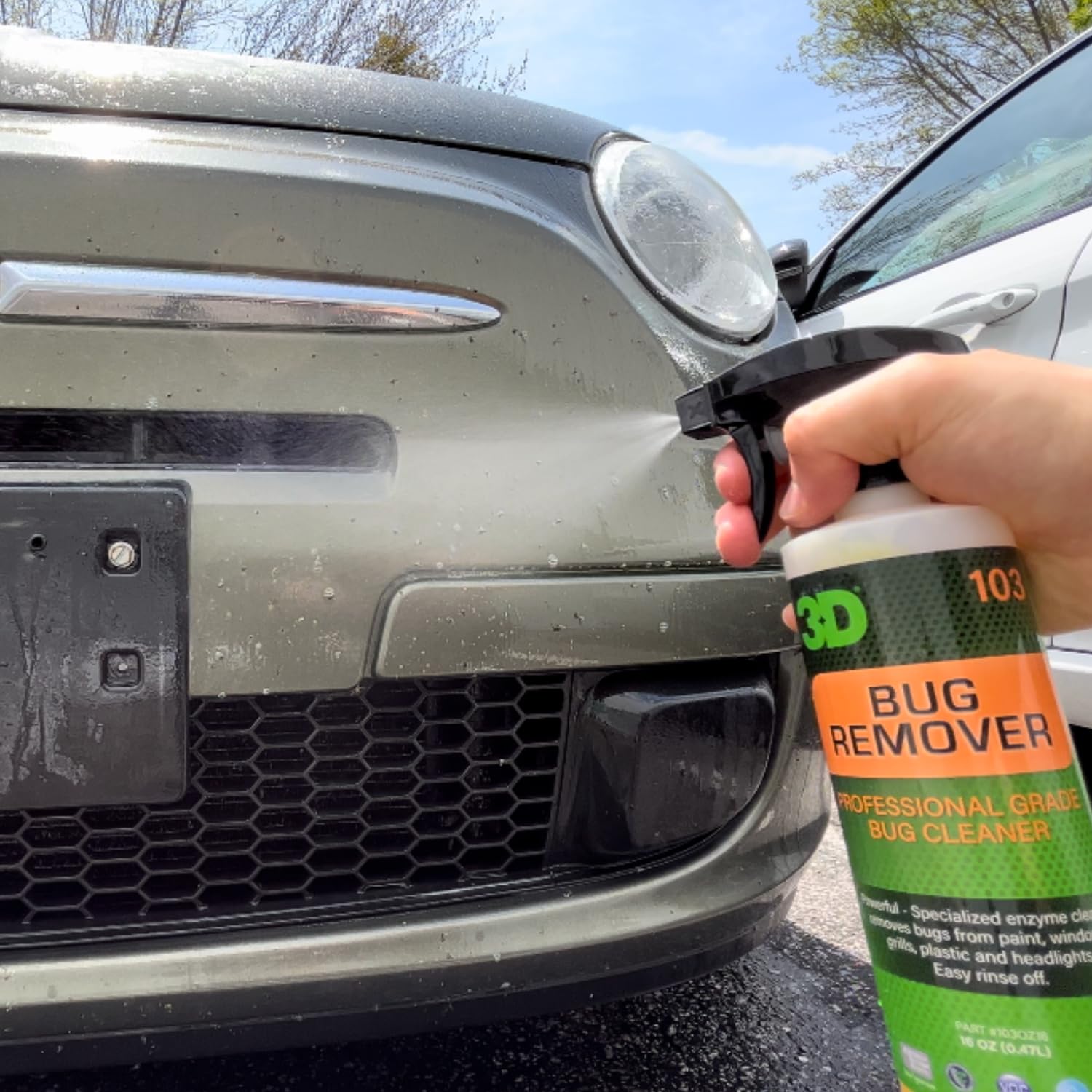 3D Bug Remover - All Purpose Exterior Cleaner & Degreaser To Wipe Away Bugs On Plastic, Rubber, Metal, Chrome, Aluminum, Windows