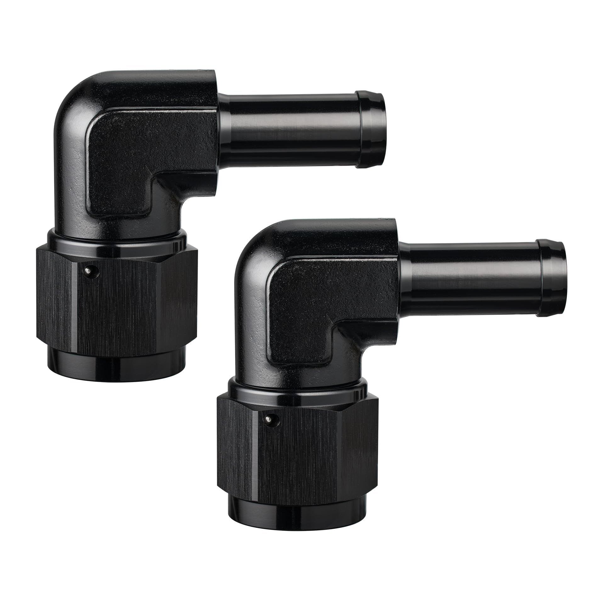 EVIL ENERGY 10AN Female to 1/2'' Barb Hose Fitting 90 Degree Swivel 2PCS