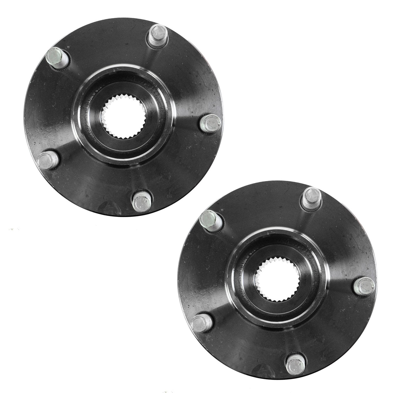 Trq Front Wheel Hub Bearings Assembly Set Compatible With 2007-2012 Nissan Altima