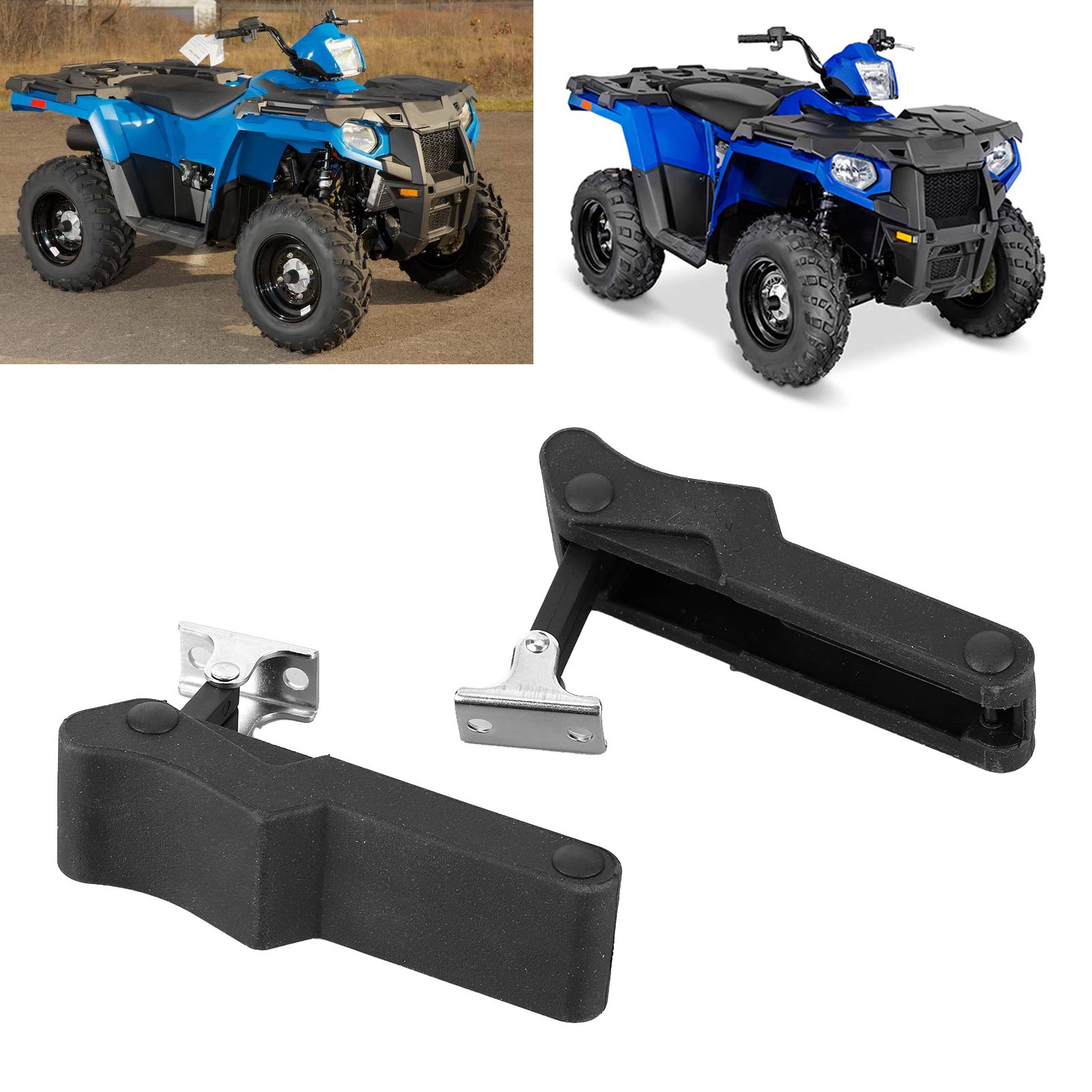 2Pcs Front Storage Rack Rubber Latch Fit For Polaris Sportsman 450 570 850 Touring Etx 7081927