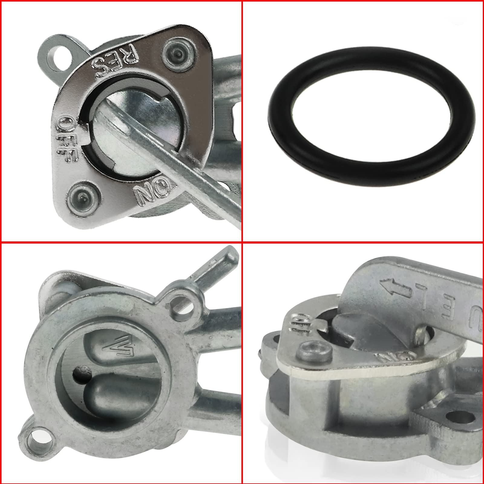 FLYPIG Fuel Petcock Fuel Gas Switch assembly for Honda TRX70 TRX90 TRX125 CT110 CT90 CT70 ATC110 ATC70/C70 PASSPORT Shut Off ON/