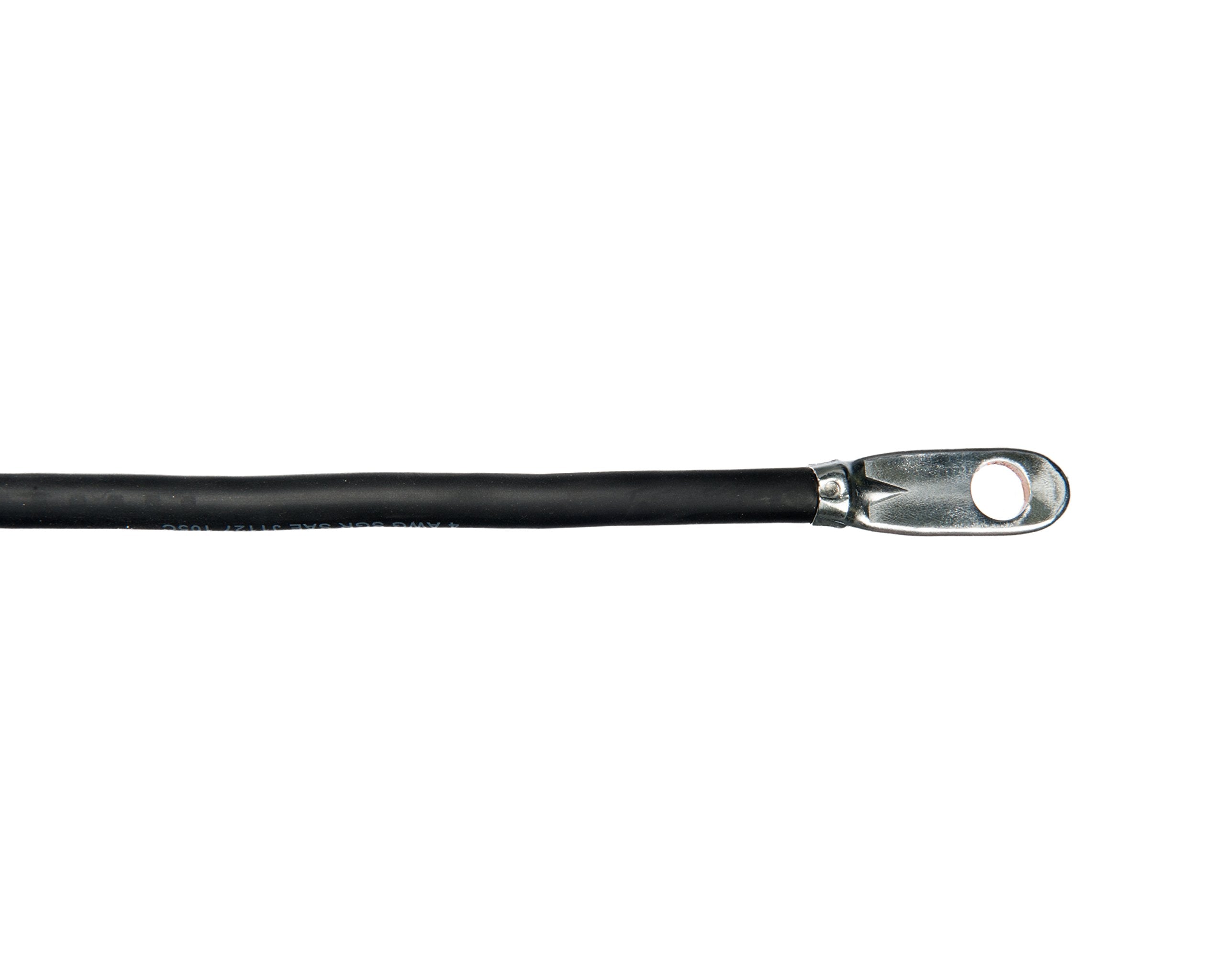 Sierra International Bc88533 Battery Cable With Terminals - 2' Black, 4 Gauge