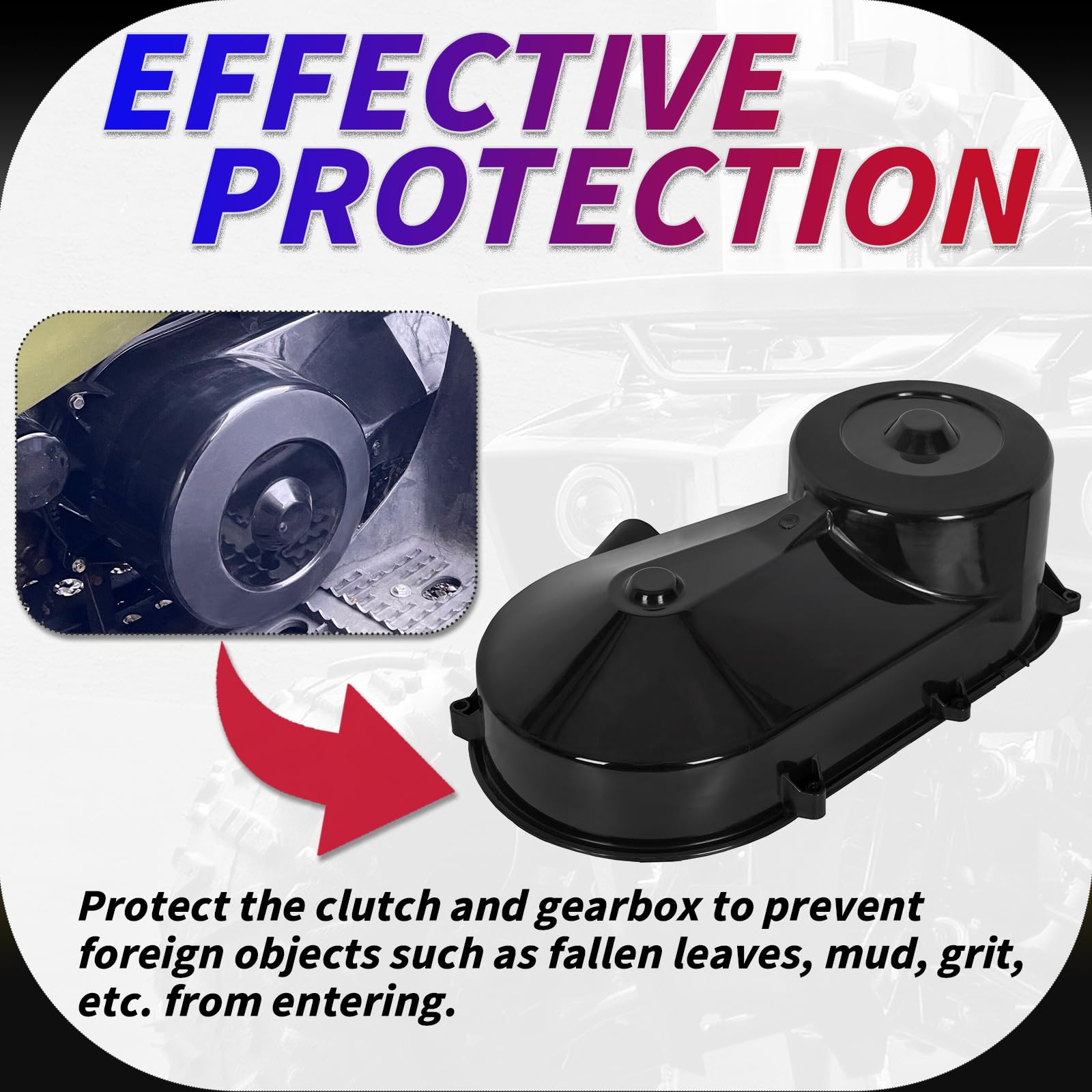 Hecasa Clutch Cover Compatible With 1994-2003 Polaris Sportsman Xplorer Trail-Blazer Scrambler Replace For 5433542