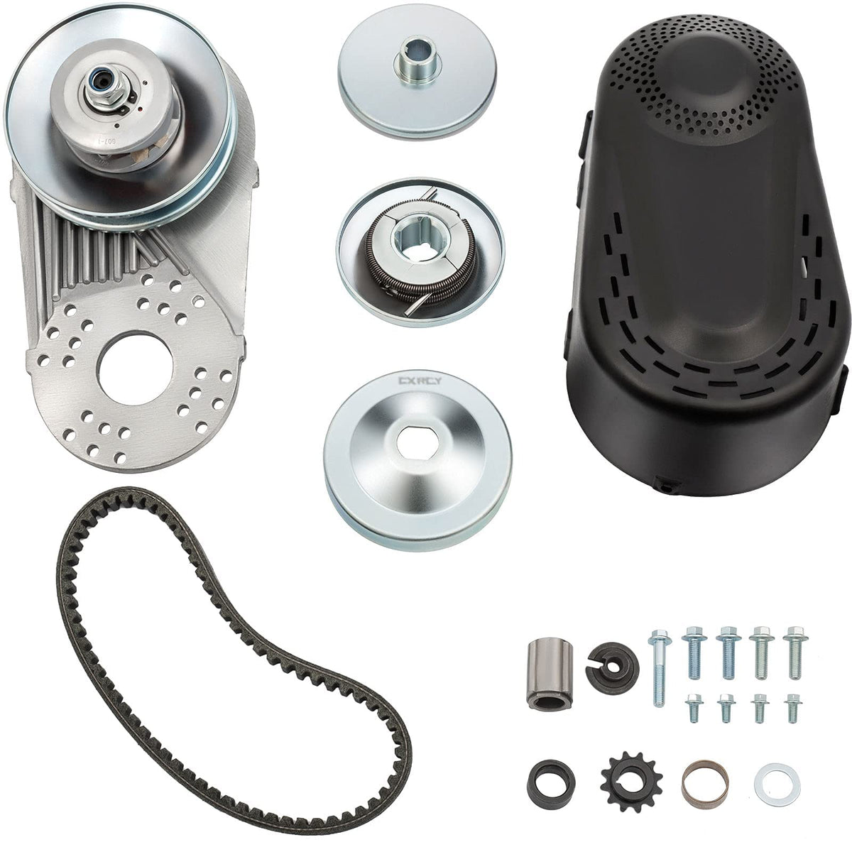 CXRCY Torque Converter 3/4'' 10T #40 41 420 and 12T #35 Chain 212CC 30 Series Go Kart Mini Bike Clutch Comet TAV2 30-75 Engine D