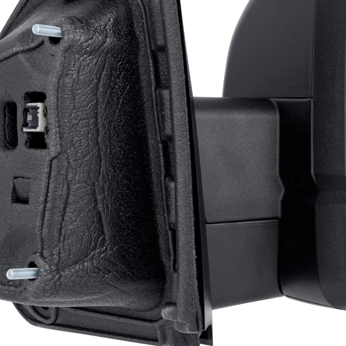 Autoshack Passenger Mirror Power Black Textured Heated Manual Folding Replacement For 2015-2018 Ford F-150 2.7L 3.0L 3.3L 3.5L 5