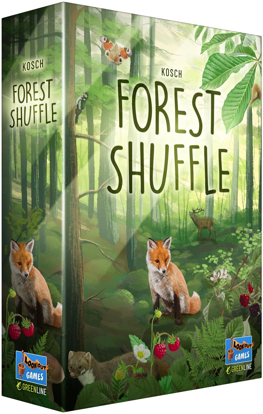 Forest Shuffle Card Game - Create an Ecological Paradise! Clever Strategy Game for Kids & Adults  Ages 10+  2-5 Players  60 Min Playtime  Made by Lookout Games-New