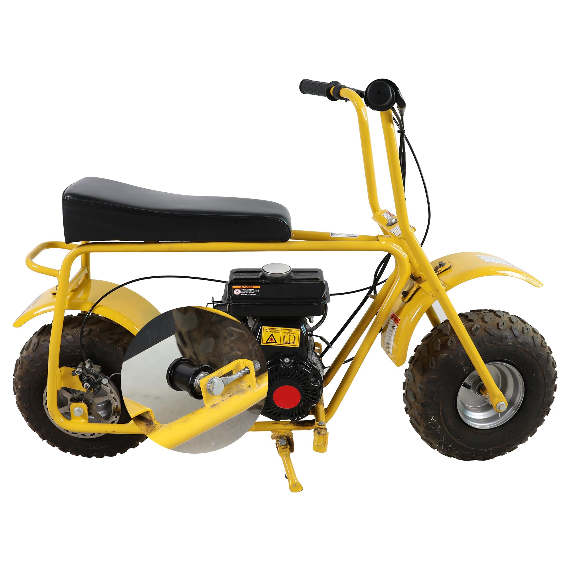 YOXUFA 8mm Mini Bike Chain Tensioner with 1-3/4'' Roller for Coleman CT100U CC100X Baja Doodlebug DB30 Motovox Mbx10 Mbx11 Preda