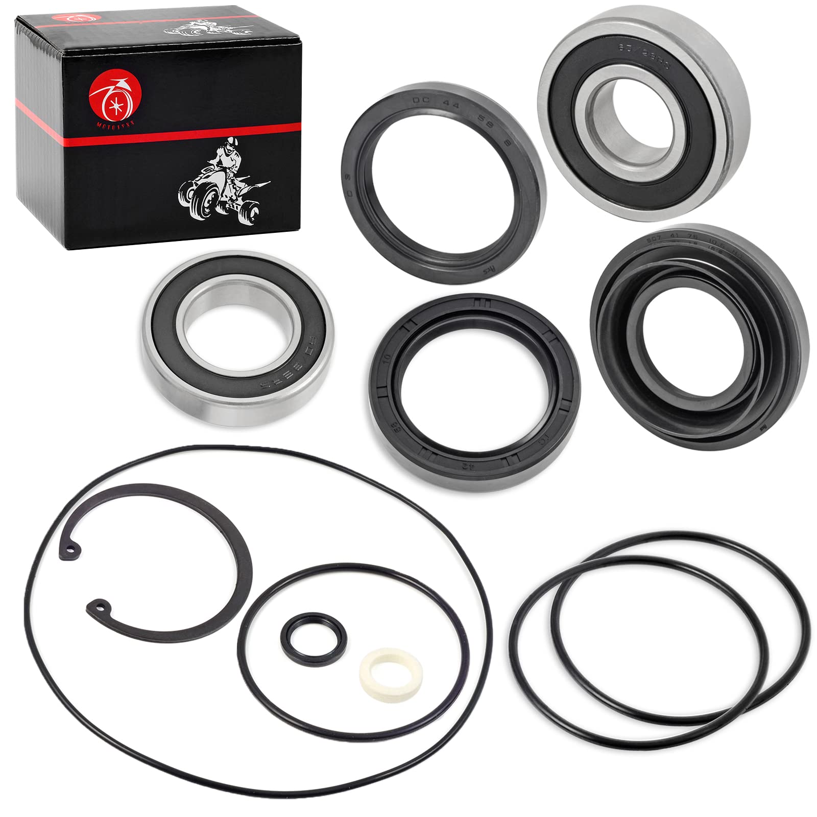 Rear Axle Brake Drum Wheel Seal Bearing O Ring Kit 2014-2022 For Honda Rancher 420 Foreman 500 Trx420 Trx500 91253-Hm7-003