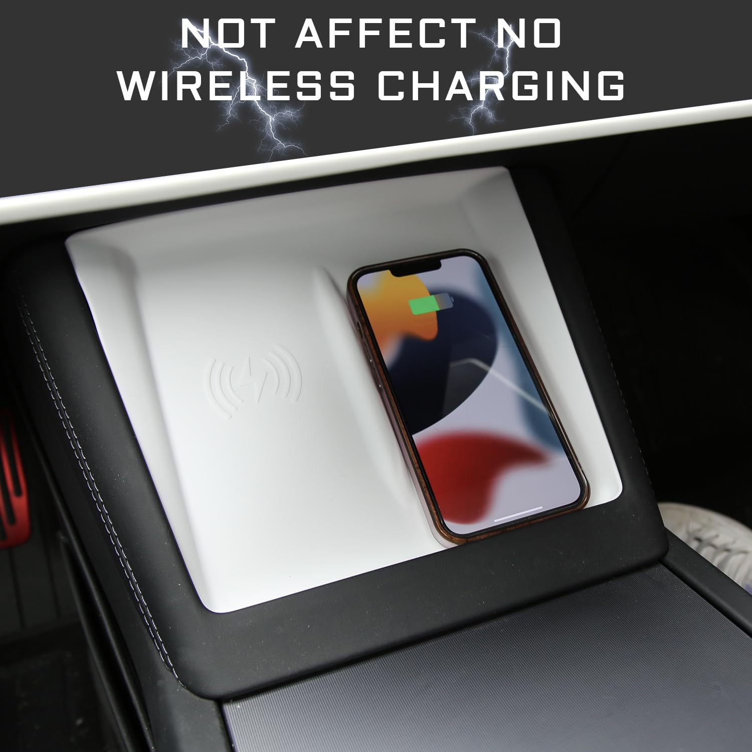 TOPABYTE 3PCS Center Console Accessories for Tesla Model Y Juniper Model 3 Highland 2025 2024 Cup Holder Insert, Screen Edge Pro